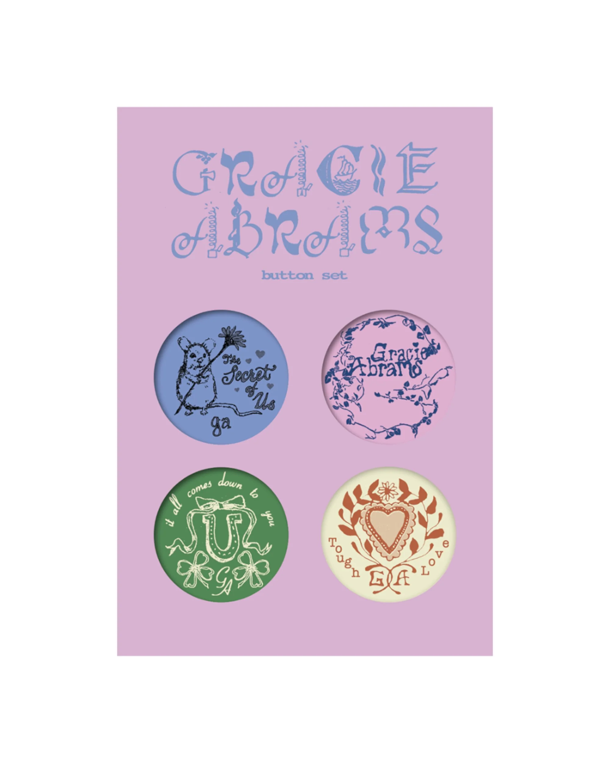 The Secret of Us Button Pack