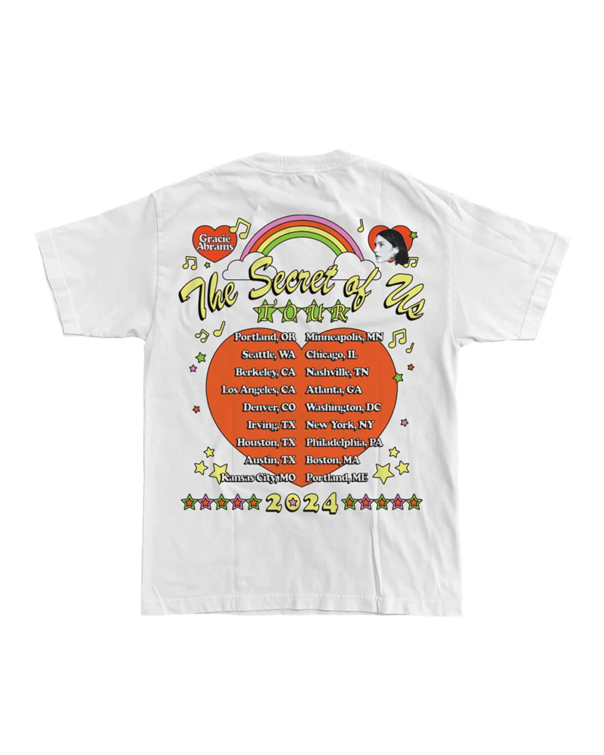 The Secret of Us Tour ’24 Dateback Tee - Image 2