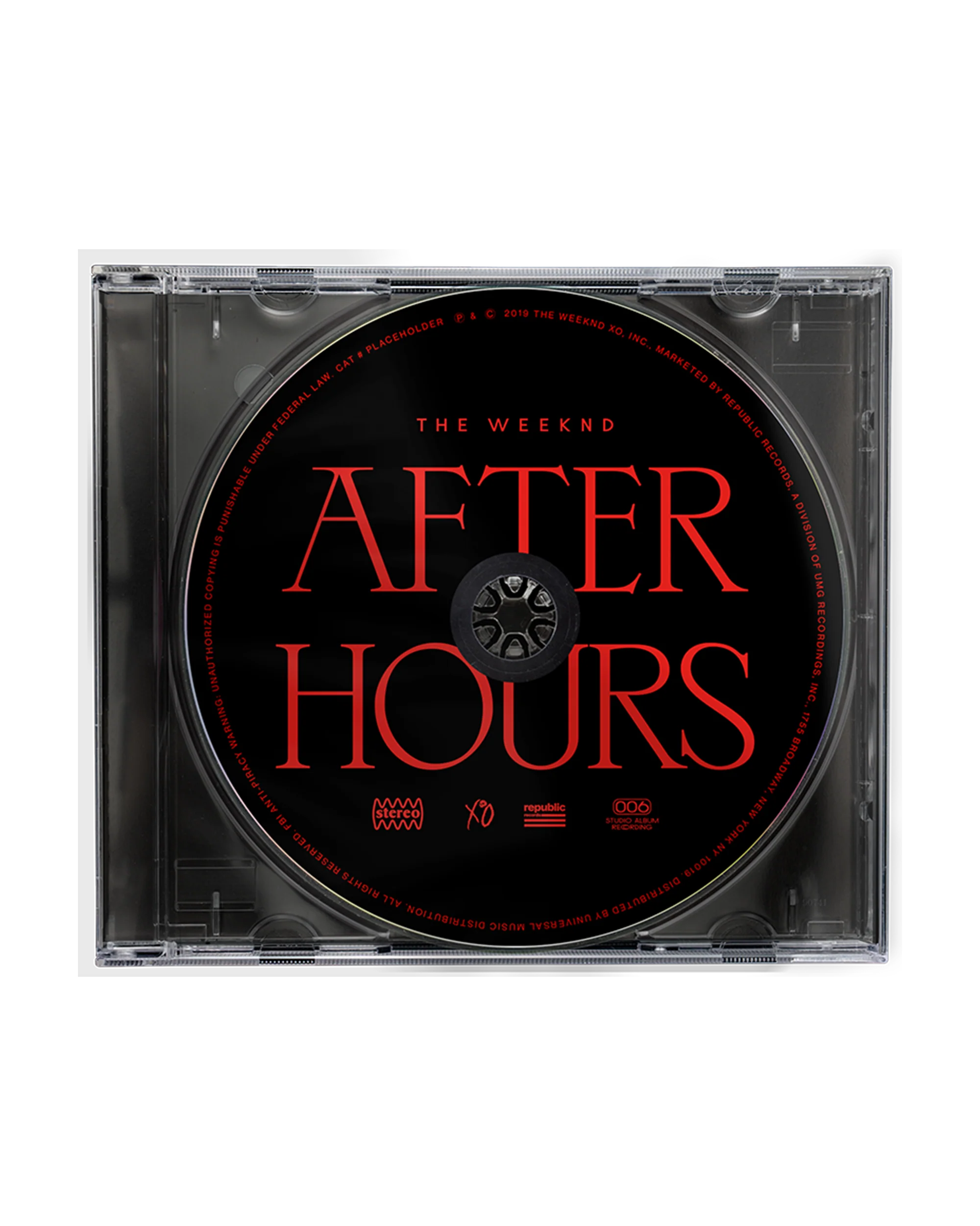 The Weeknd, After Hours Album CD - Image 2