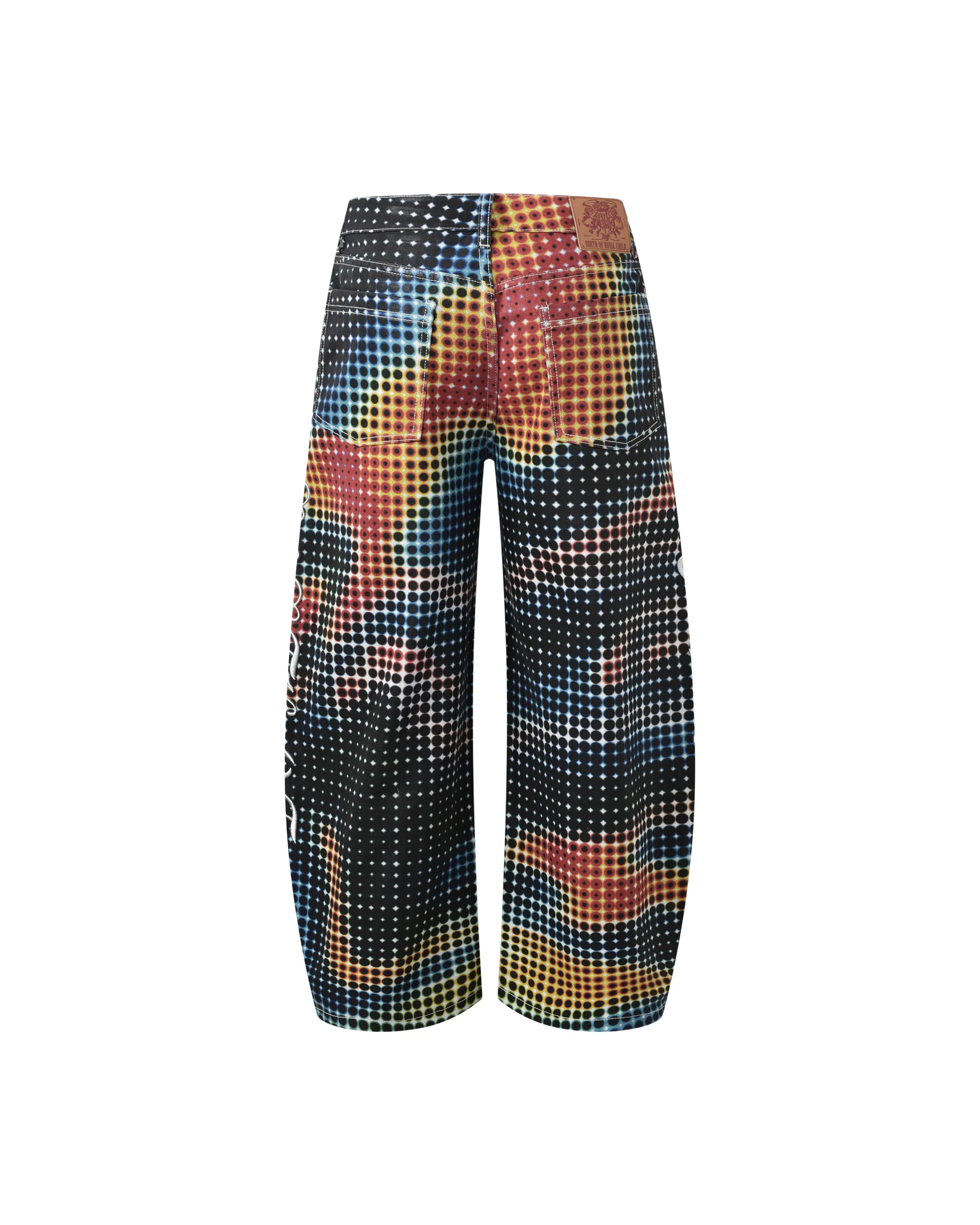 Thermal Polka-Dot Curved Knife Pants - Image 2