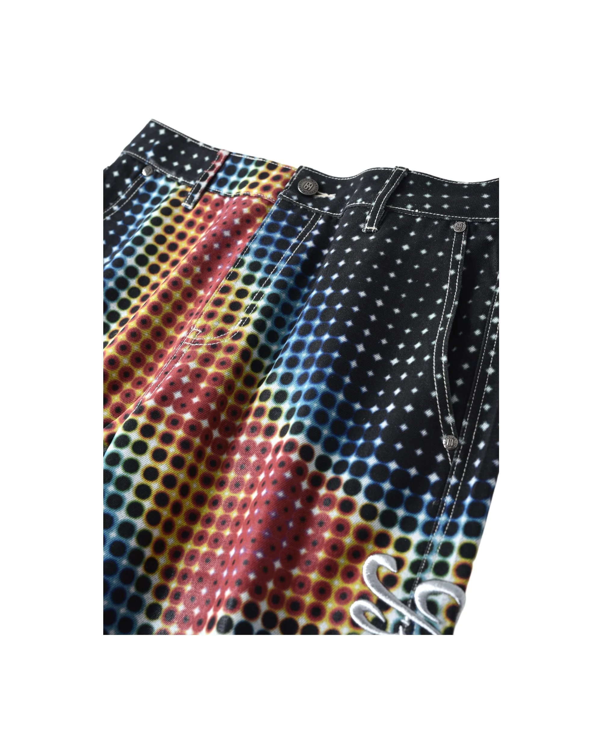 Thermal Polka-Dot Curved Knife Pants - Image 3