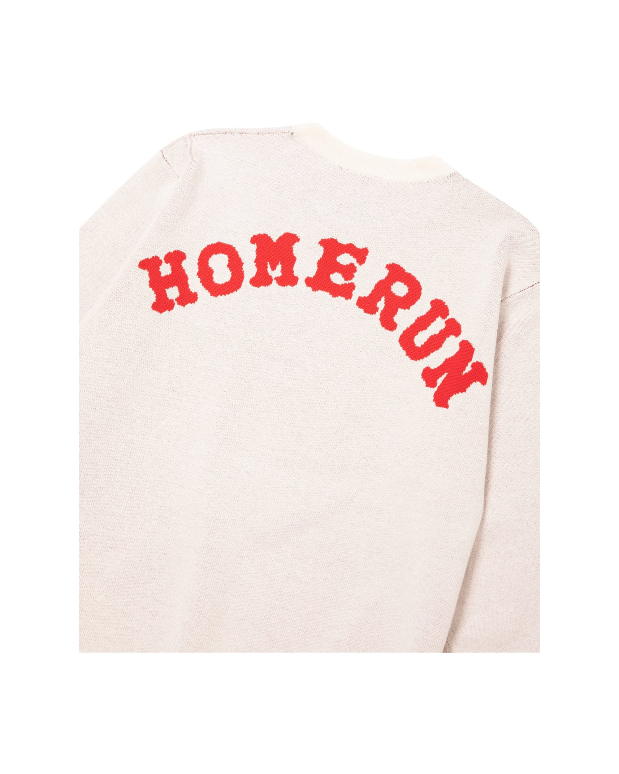 THROW UP MAN FRAME KNIT SWEATER OFF WHITE - Image 5