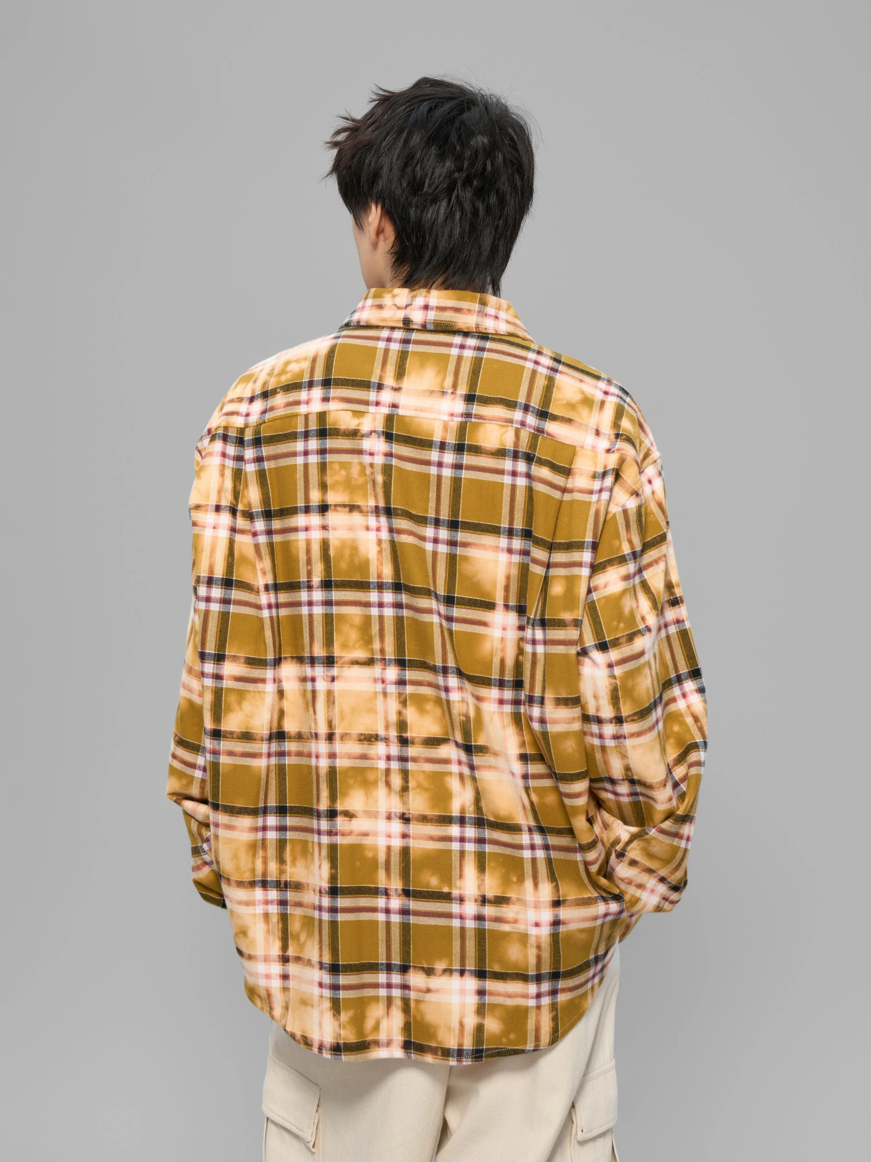 Tie-dye check shirt - Image 16