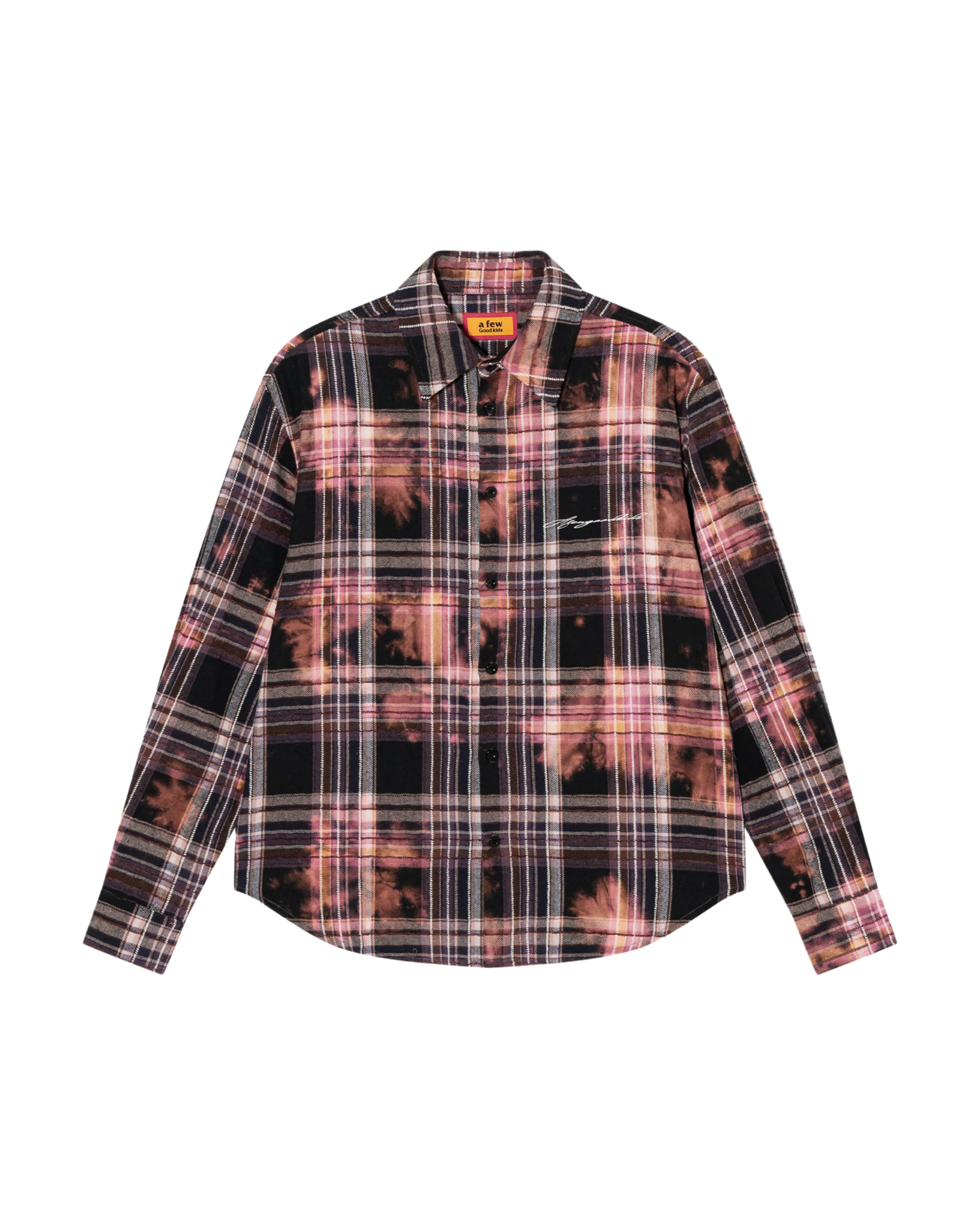 Tie-dye check shirt - Image 3
