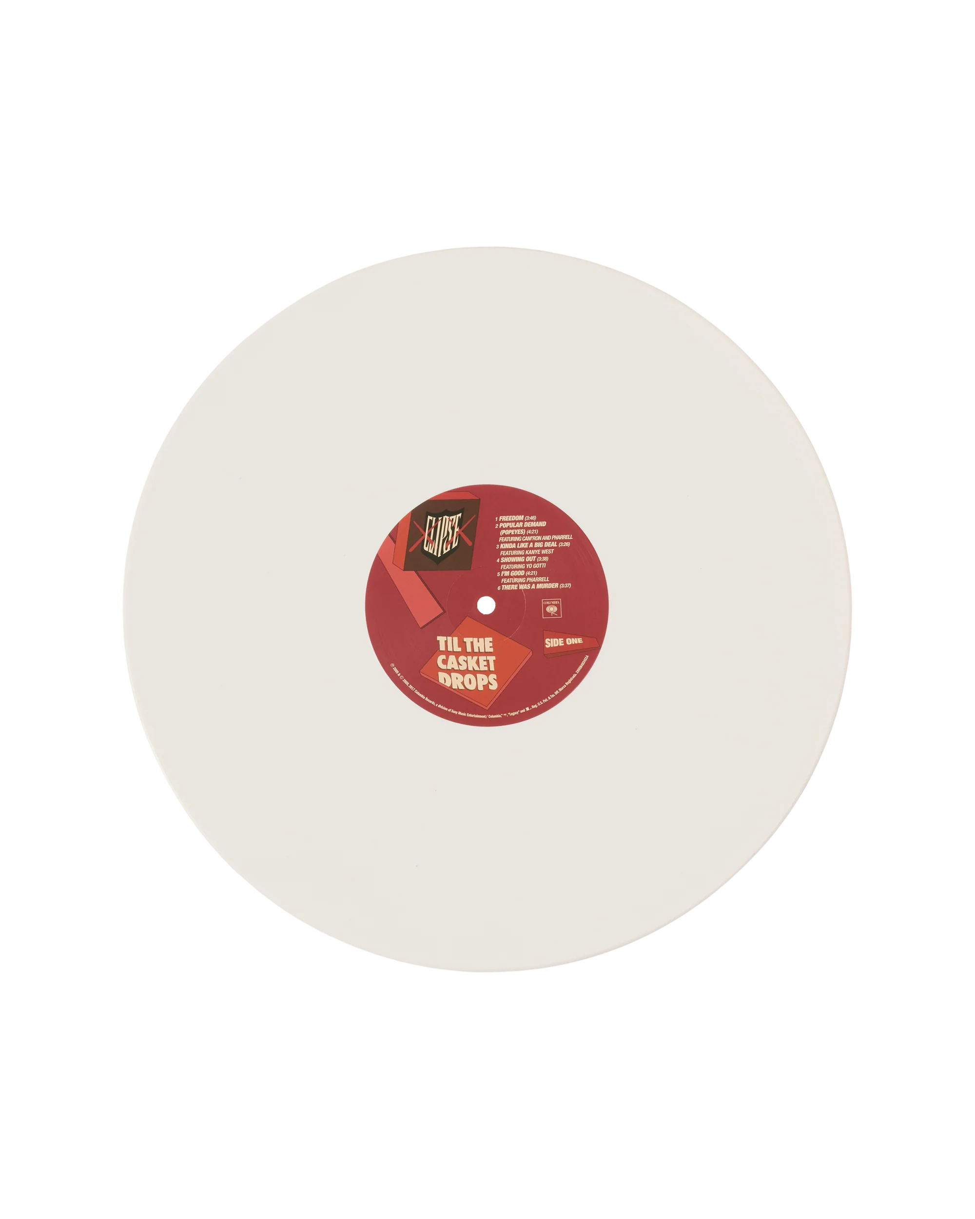 TIL THE CASKET DROPS WHITE LP - Image 3