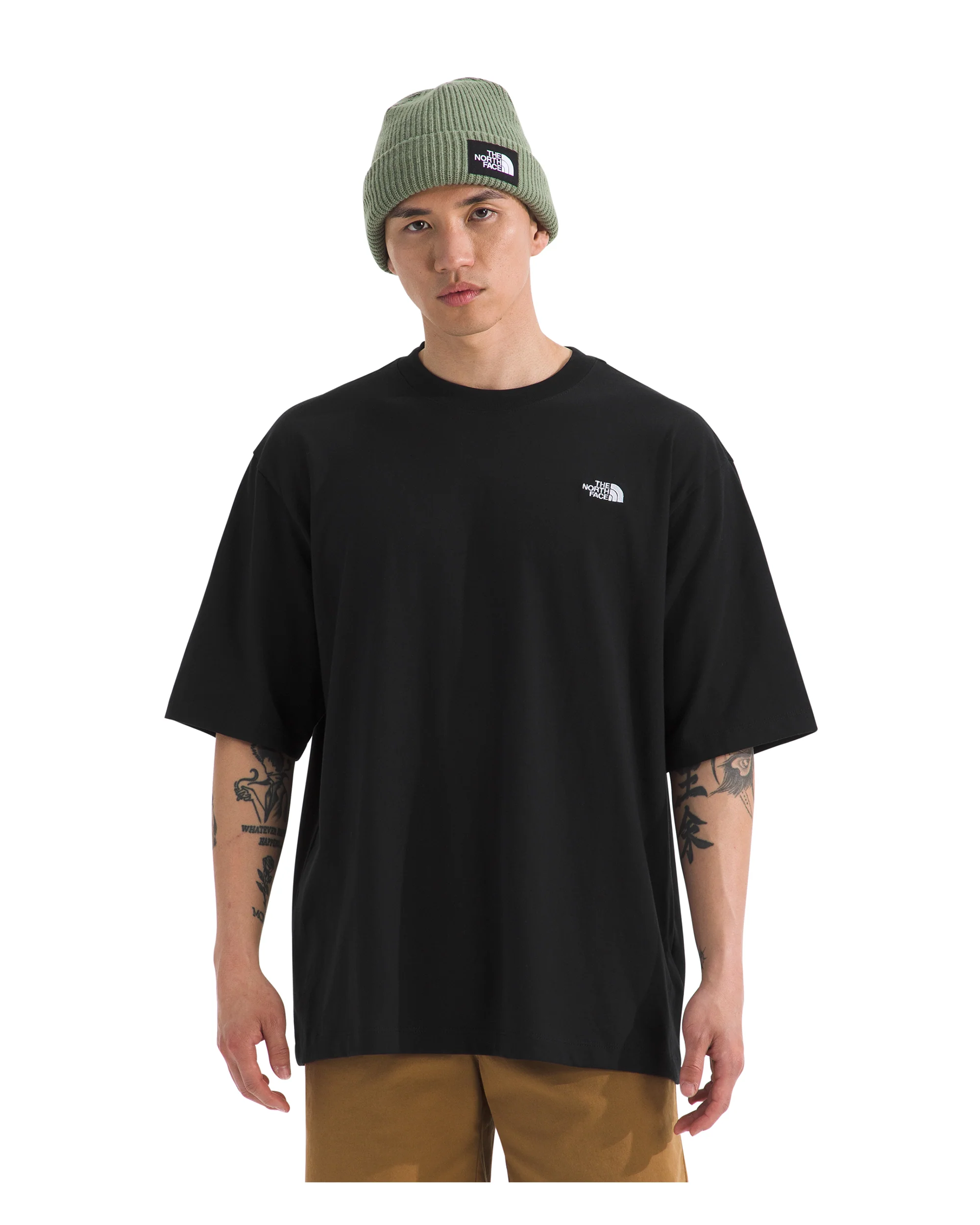 Men's Essential Simple Dome Oversized Tee - Black