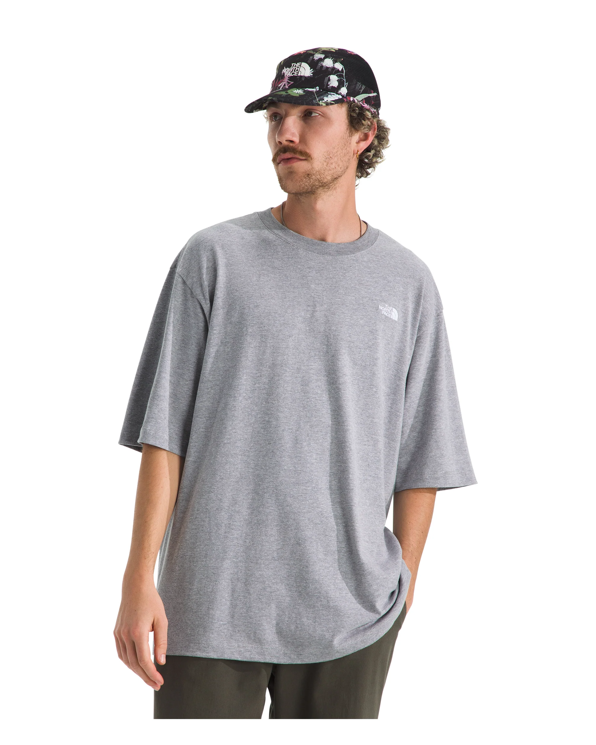 Men's Essential Simple Dome Oversized Tee - Grey