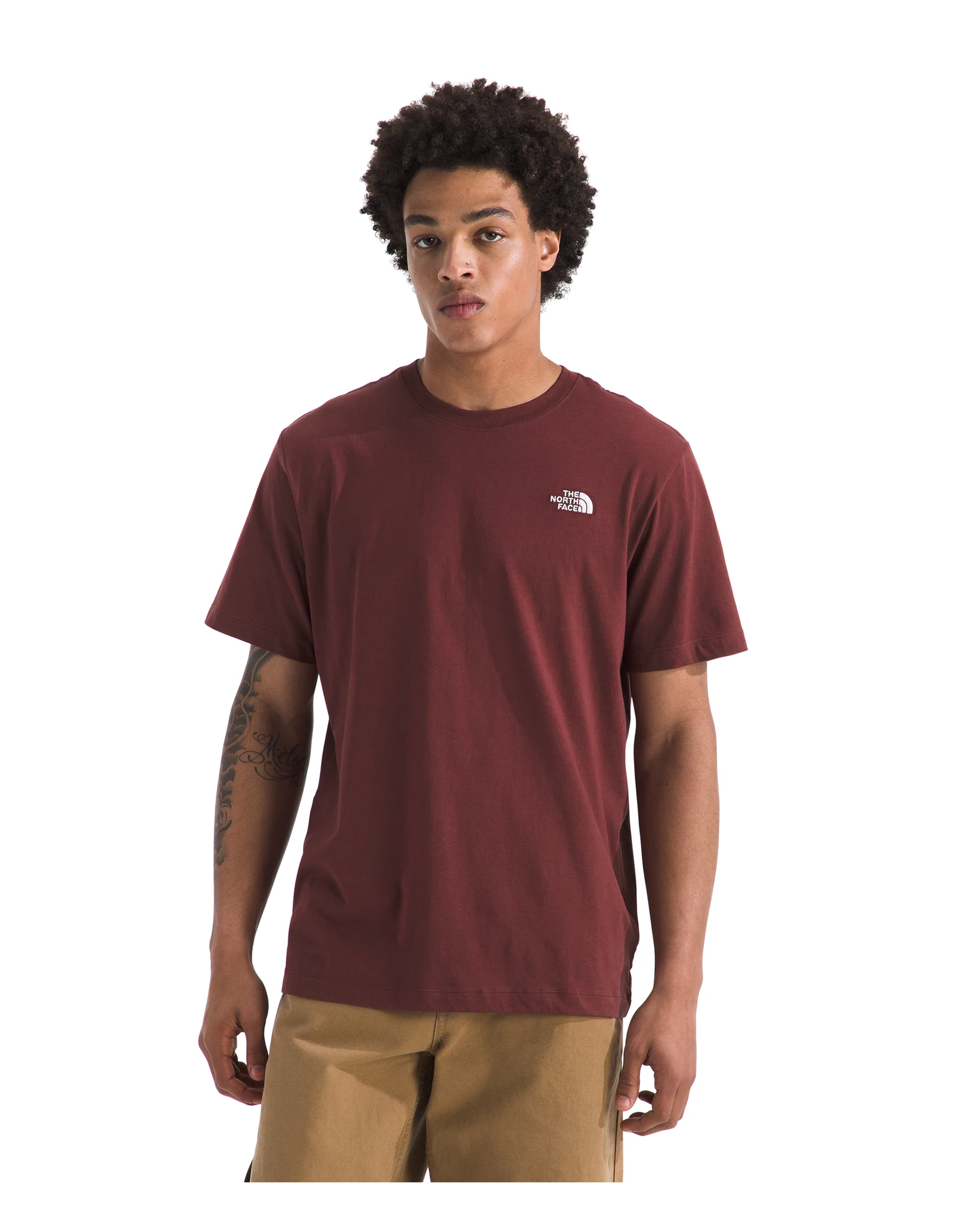 TNF M EVOLUTION SIMPLE DOME TEE SUMAC