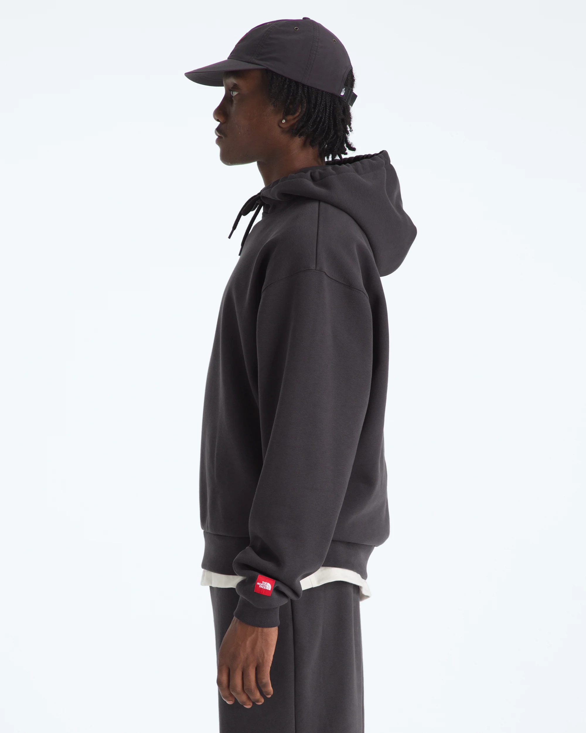 TNF M RED BOX HOODIE OBSIDIAN - Image 4