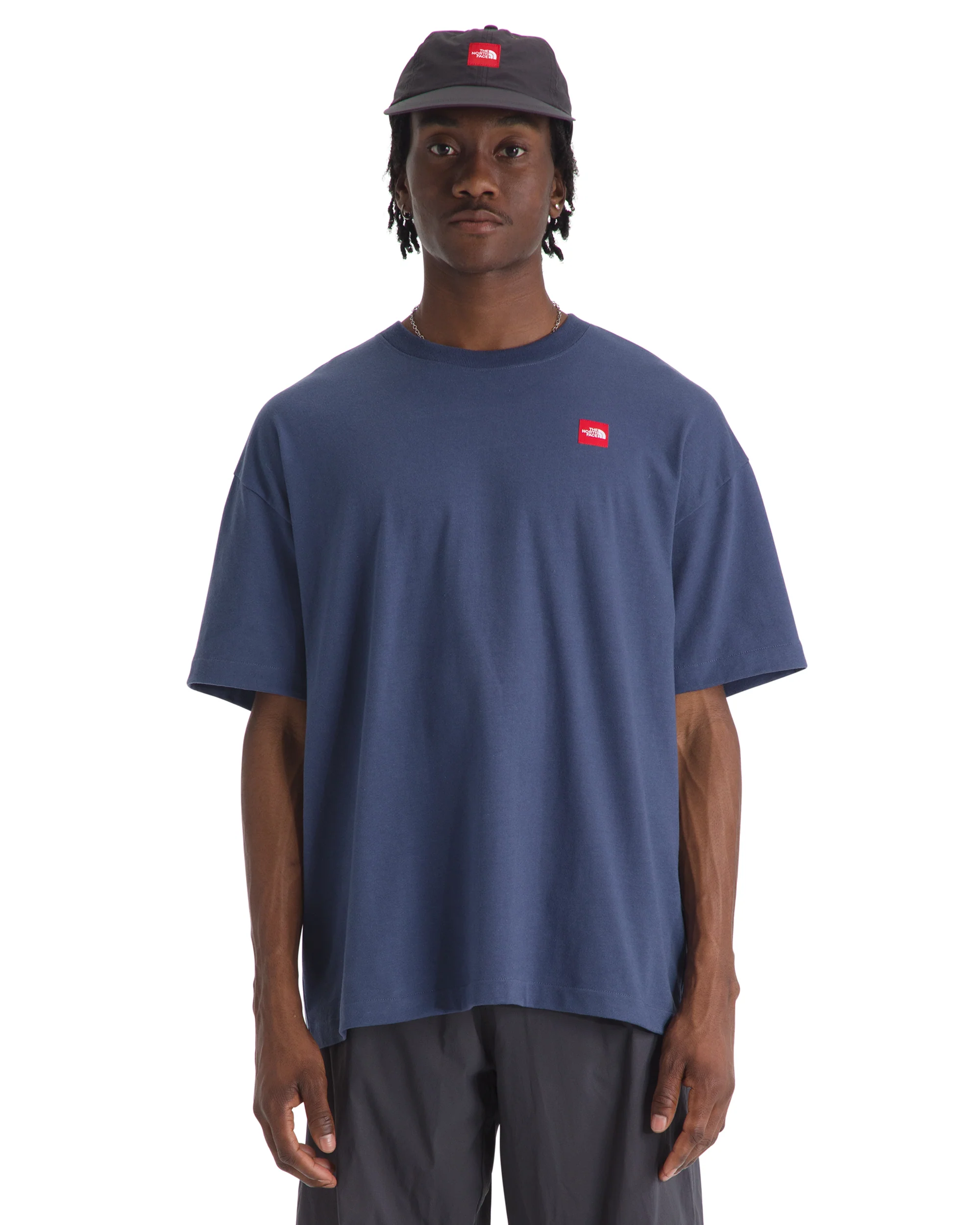 TNF M RED BOX TEE BLUE - Image 2