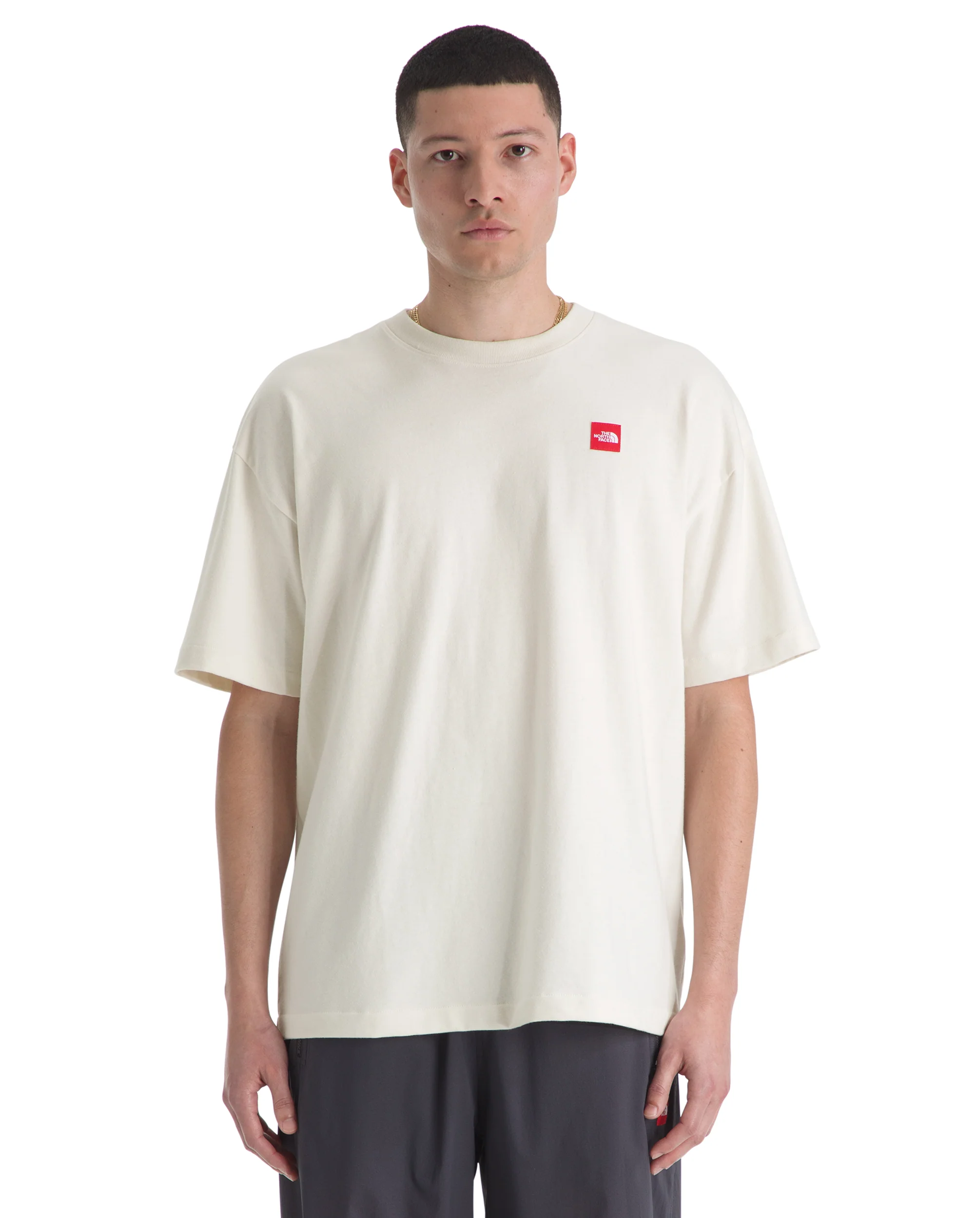 TNF M RED BOX TEE WHITE - Image 2