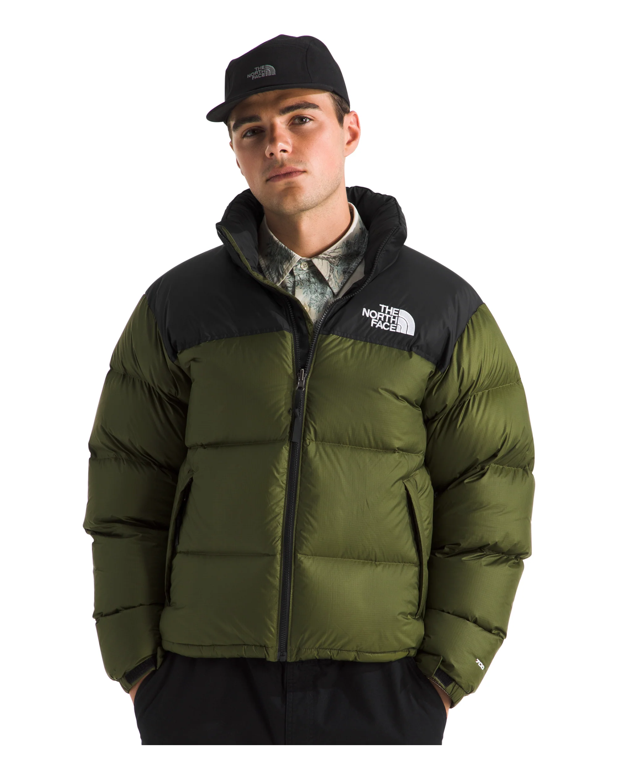 TNF MEN'S 1996 RETRO NUPTSE JACKET - WOODLAND GREEN/BLACK
