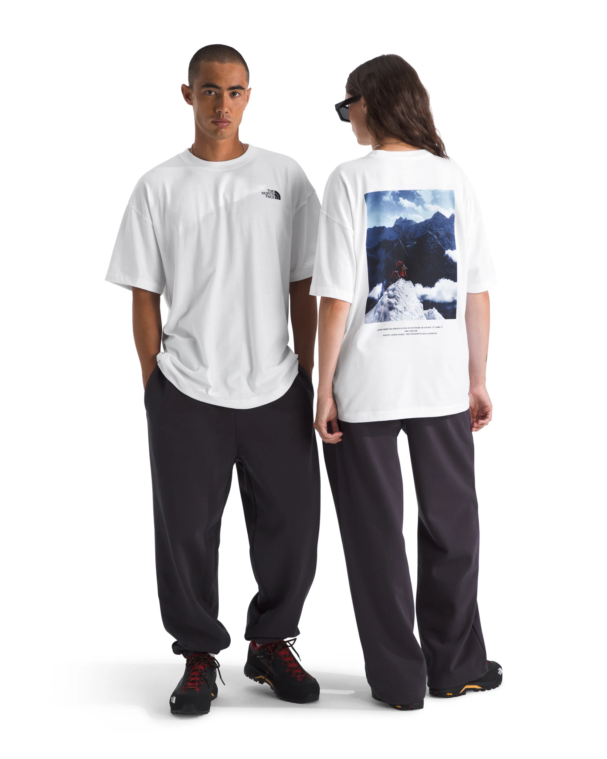 TNF MEN'S CASENTINO PACK DENALI GRAPHIC S/S TEE WHITE - Image 3