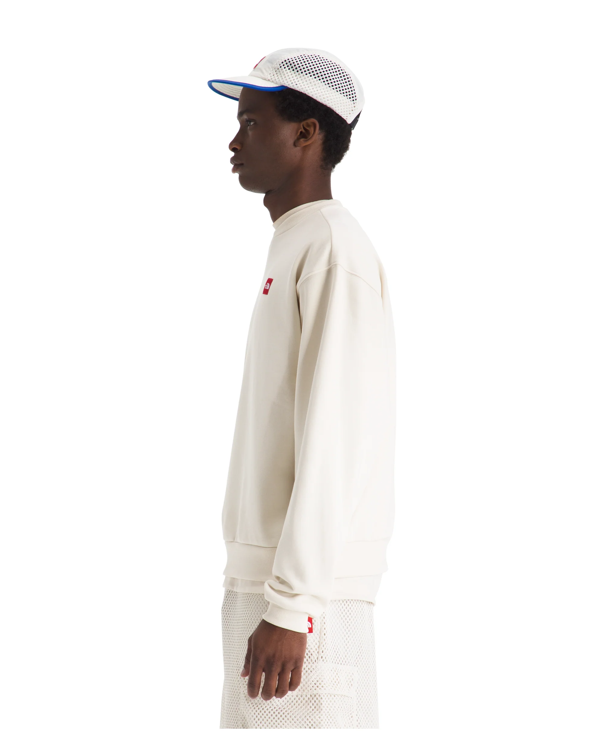 TNF MEN'S TNF™ RED BOX CREW - WHITE - Image 4