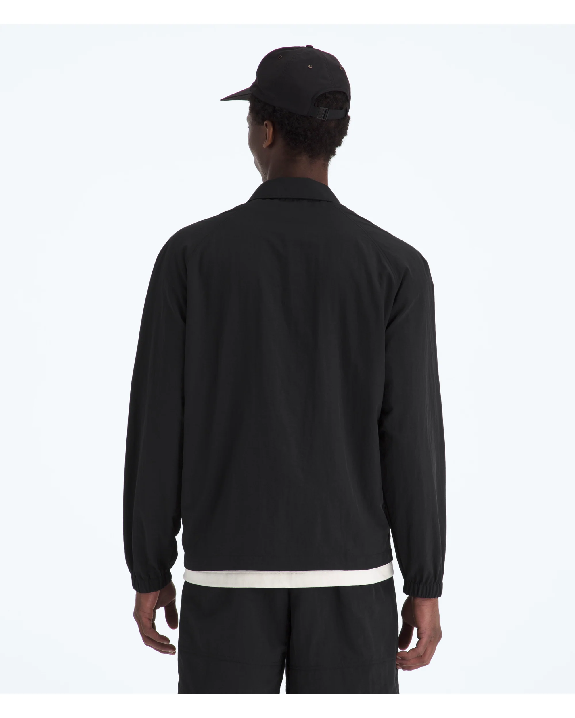 TNF MEN'S TNF™ RED BOX NYLON L/S SHIRT BLACK - Image 2