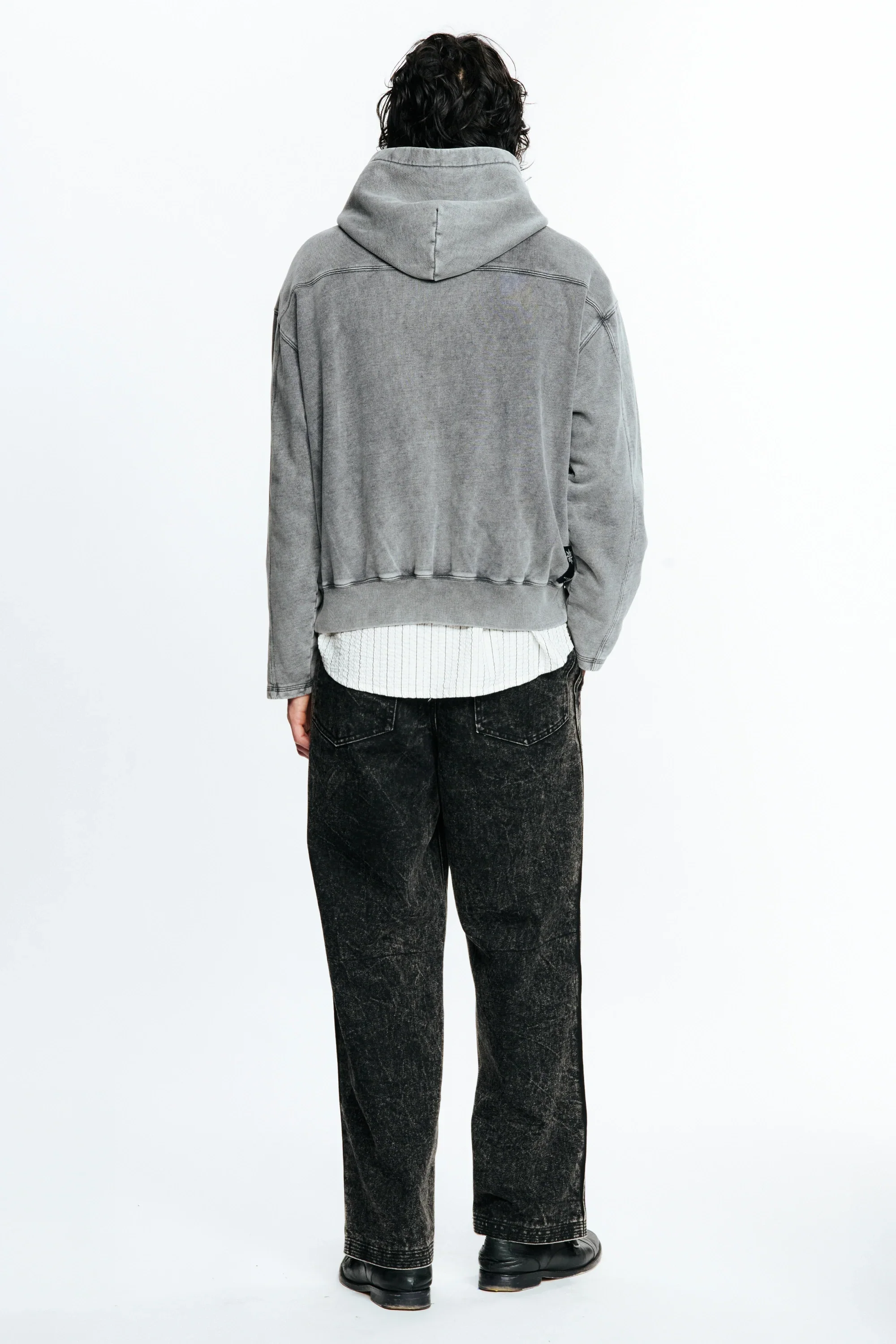 TOUR ZIP HOOD - BLACK SNOW - Image 9