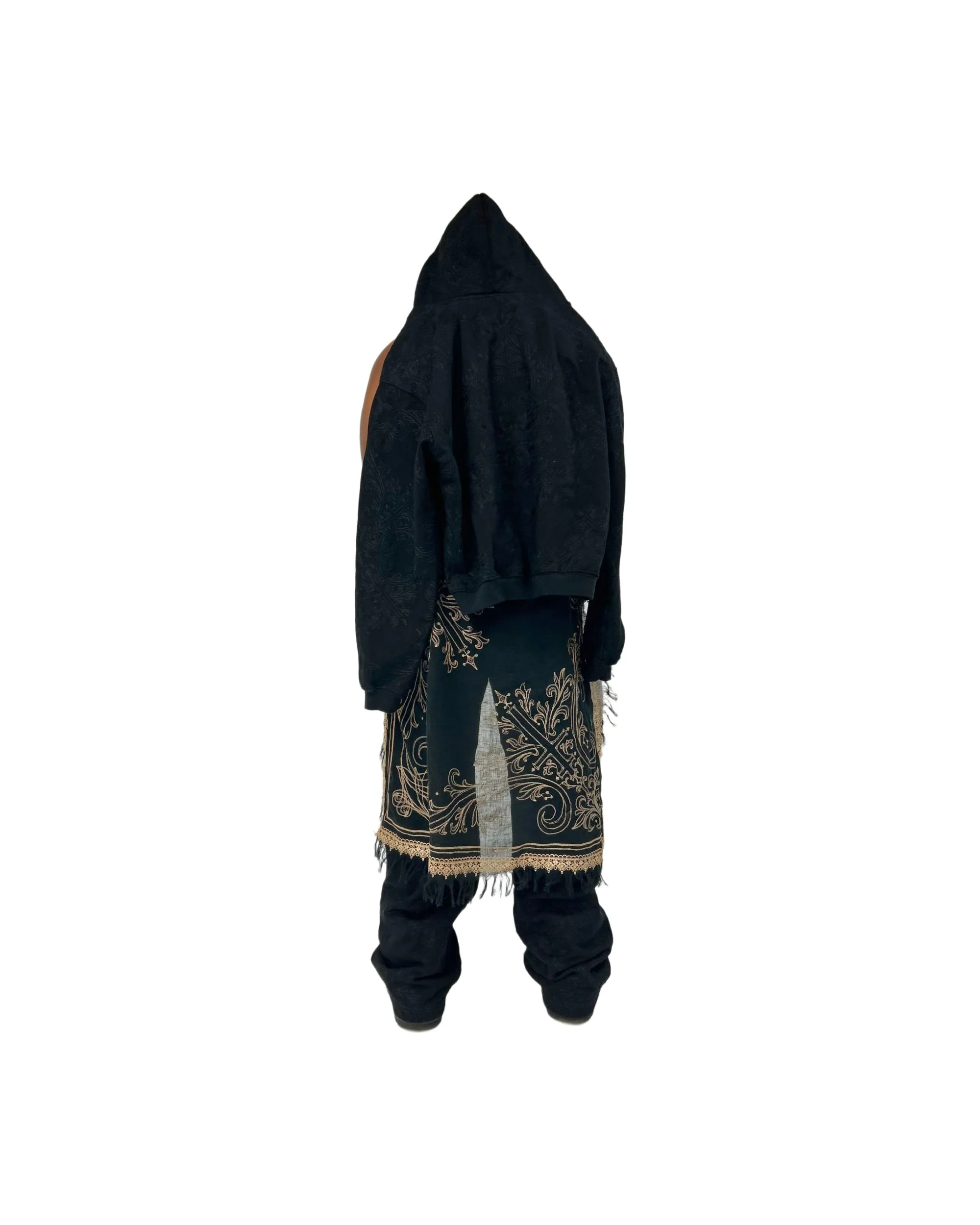 TRANCE HOODIE - BLACK - Image 2