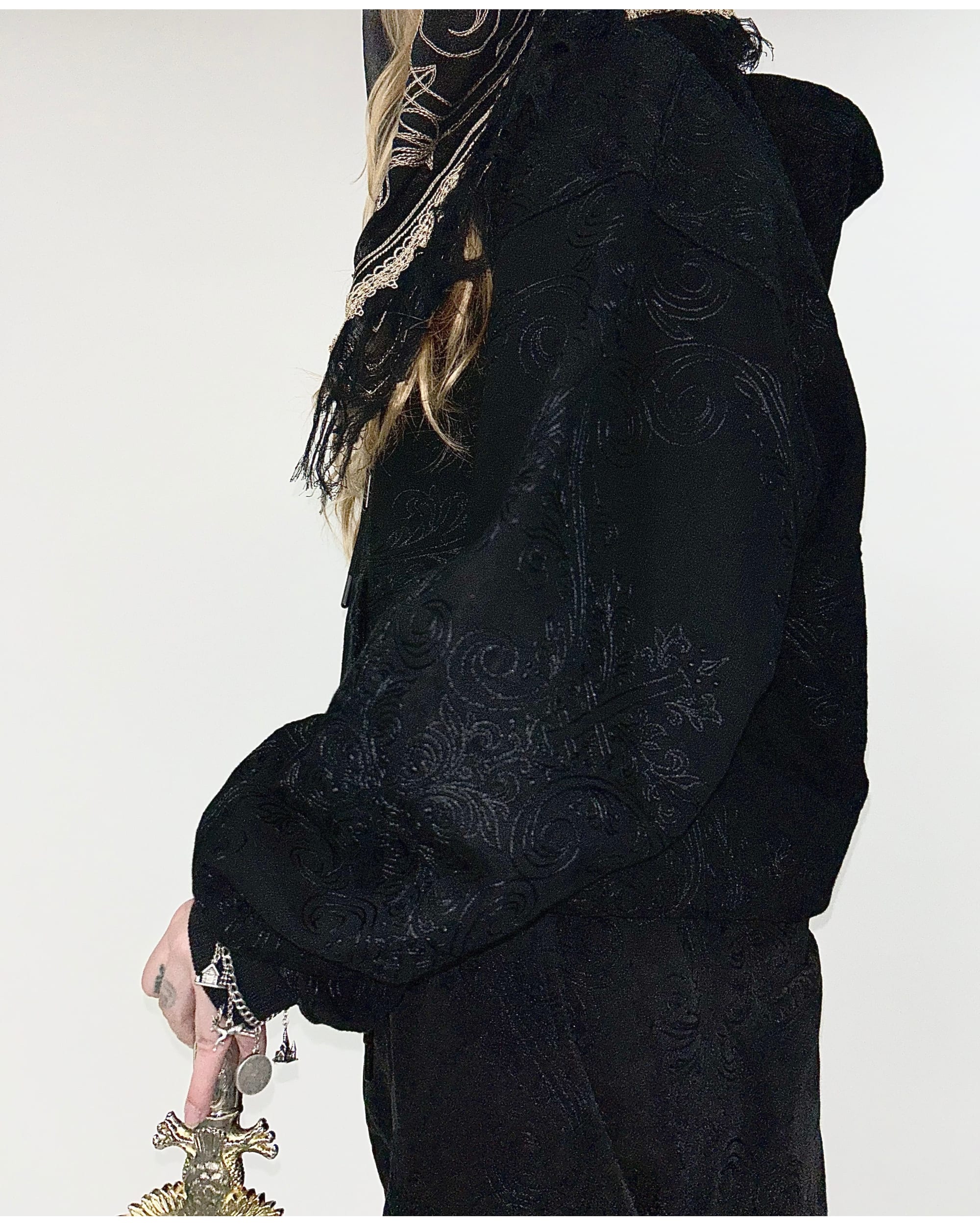 TRANCE HOODIE - BLACK - Image 4