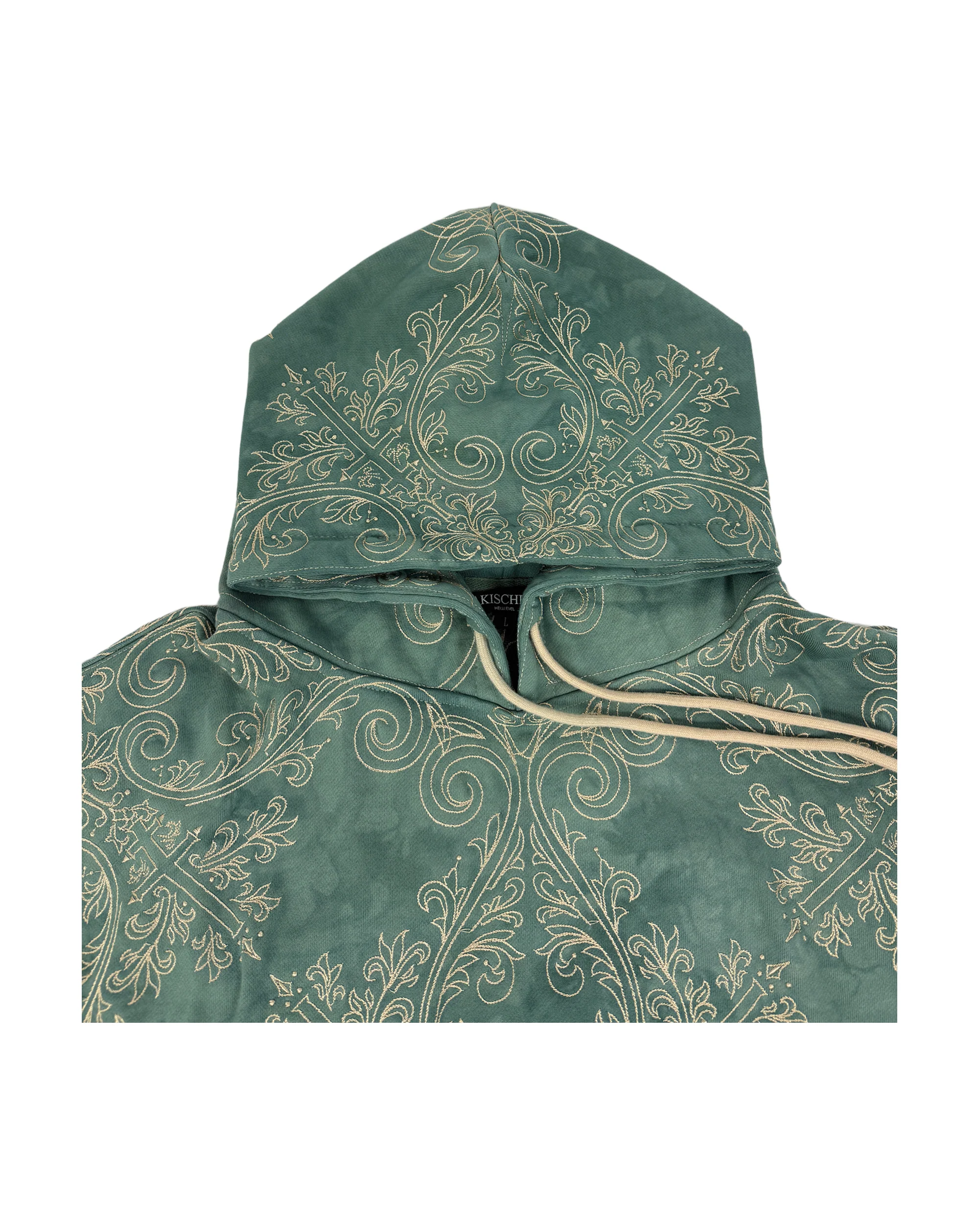 TRANCE HOODIE (GREEN & GOLD) - Image 4