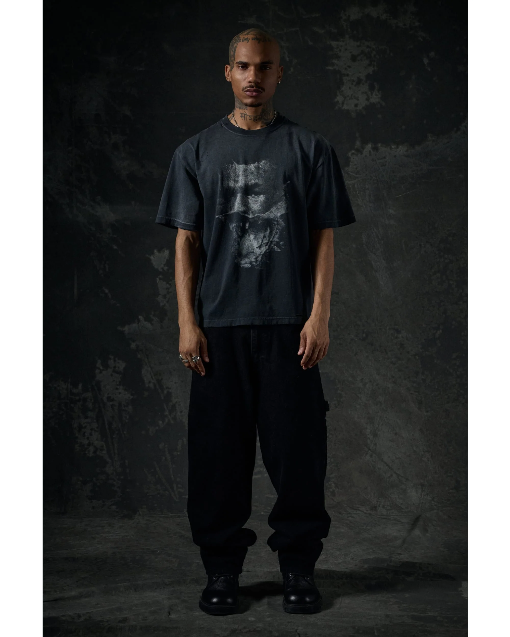 Tyson Tee - Vintage Black - Image 6