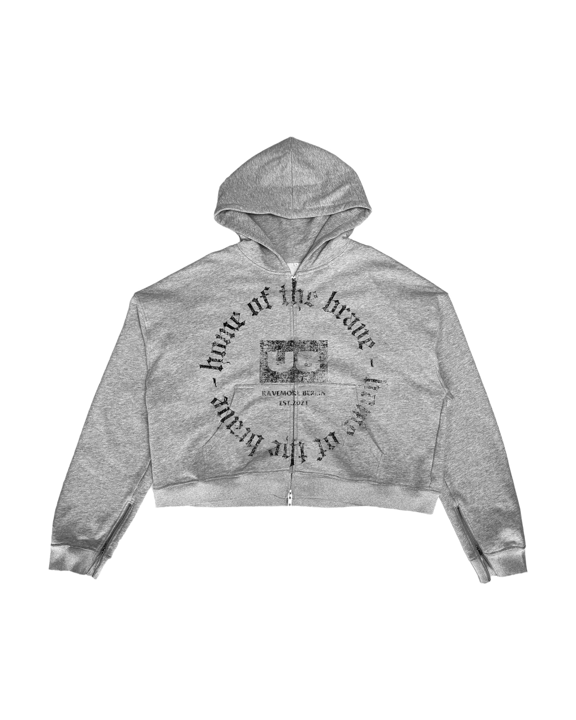 U8 HOME OF THE BRAVE - ZIP HOODIE | UNISEX