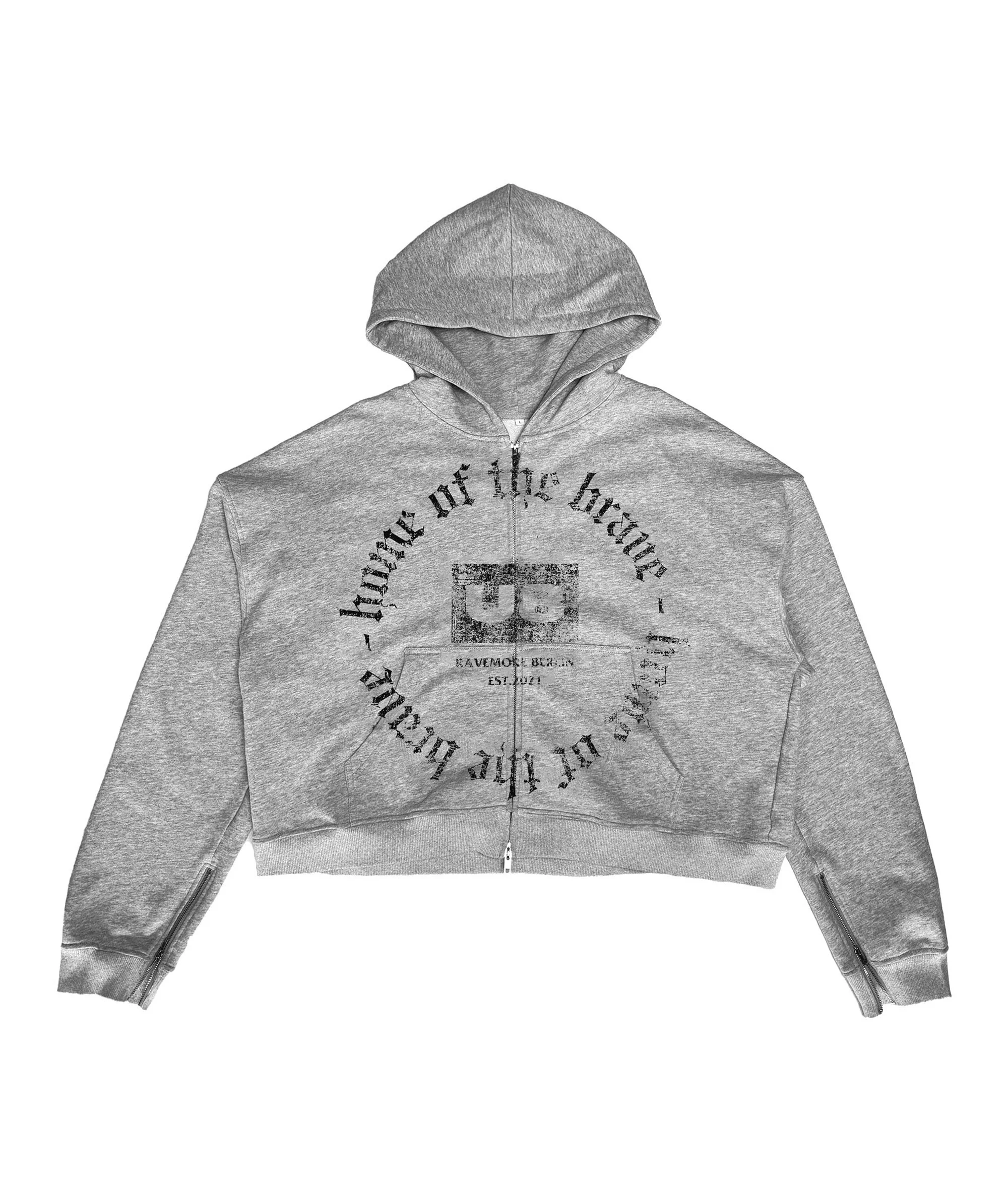 U8 HOME OF THE BRAVE - ZIP HOODIE | UNISEX - Image 6
