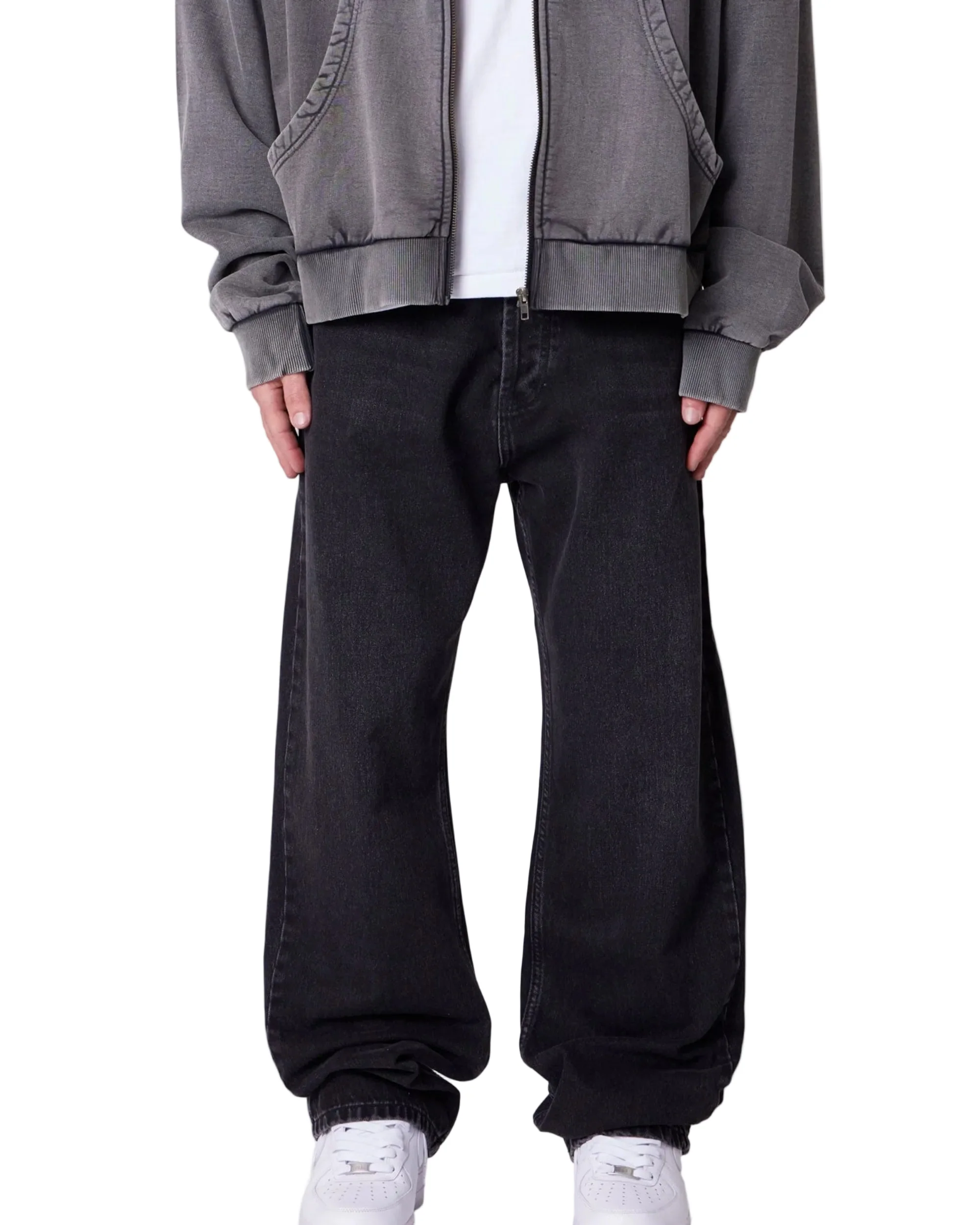 Ultra Baggy Denim - Stone Wash Black - Image 2