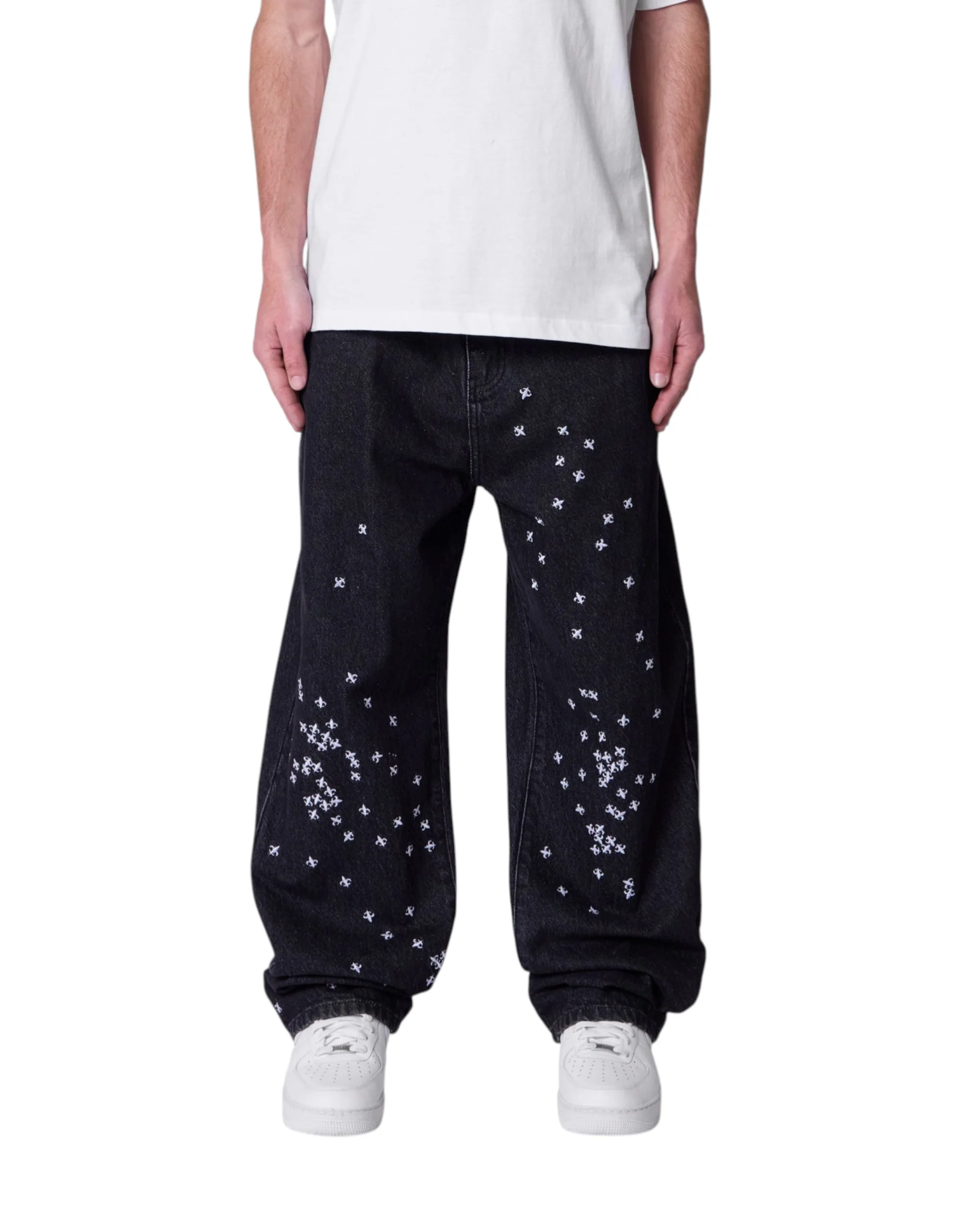Ultra Baggy Le Fleur Denim - Black - Image 2