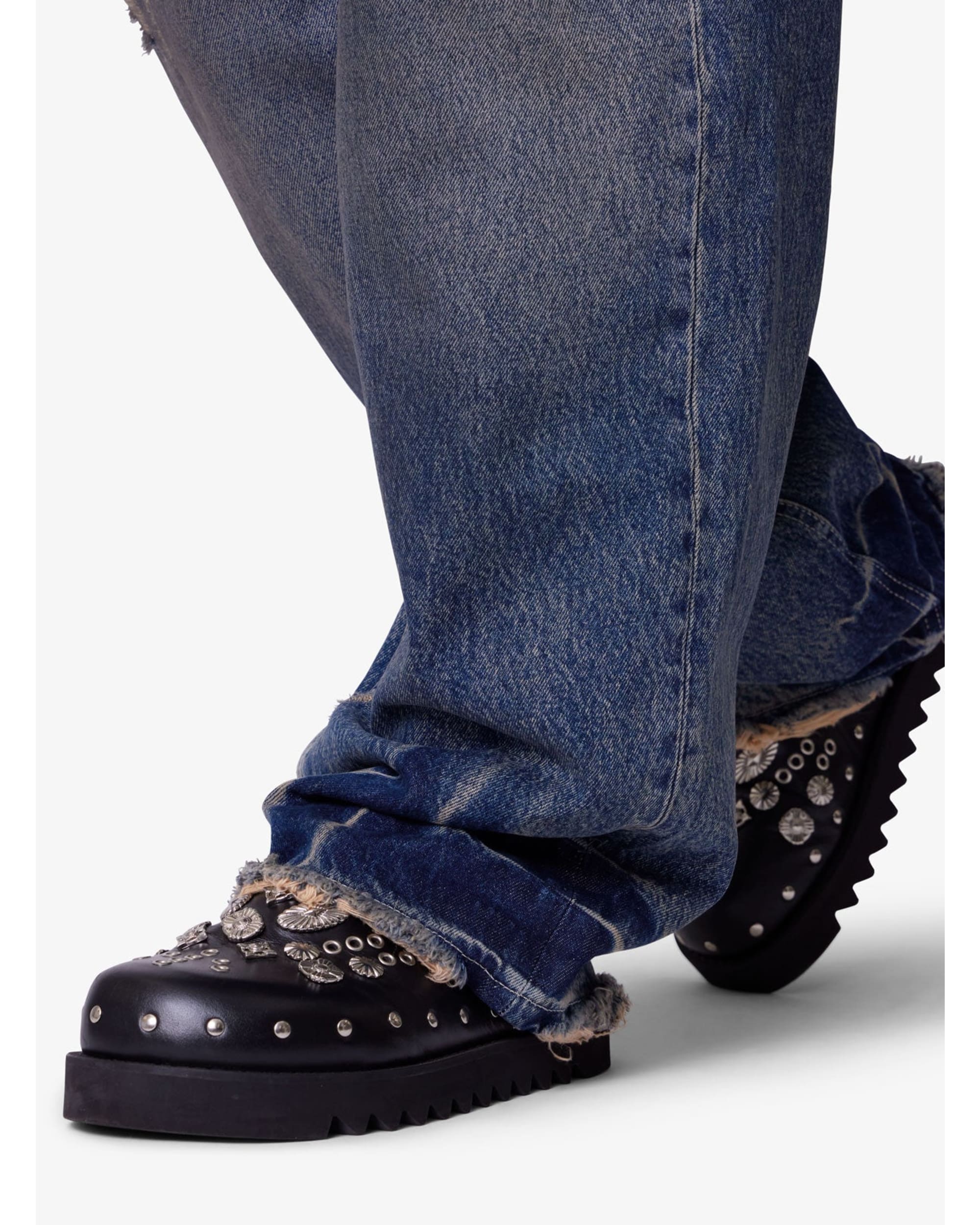Ultra Baggy Oil Denim - Medium Blue - Image 2