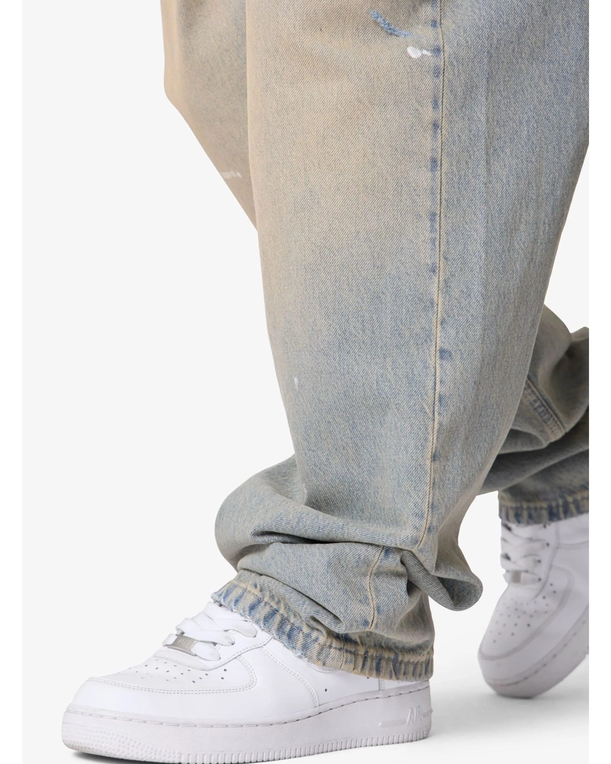 Ultra Baggy Painter Denim - Light Sand Washed Blue - Image 8