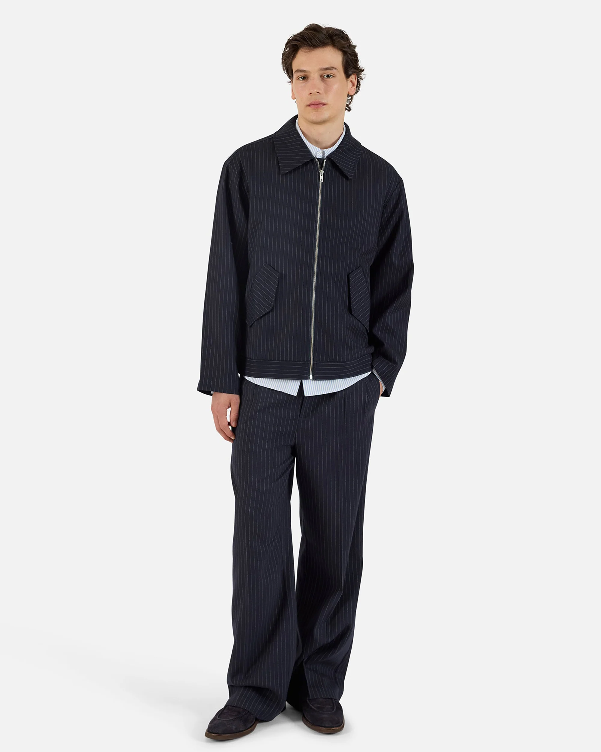 University Pinstripe Jacket - Image 2