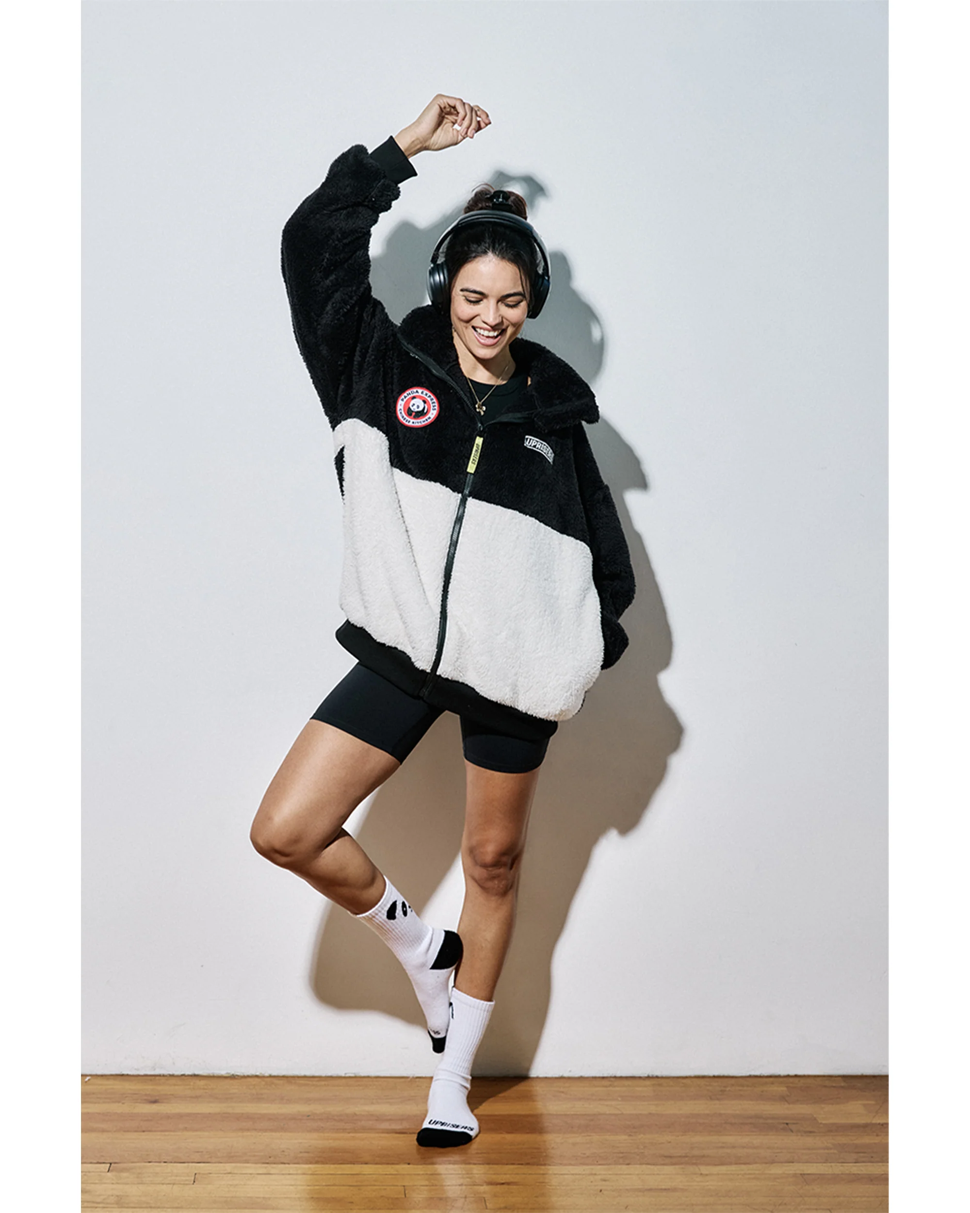 UPRISERS x Panda Express Cozy Sherpa Outerwear Jacket - Image 5