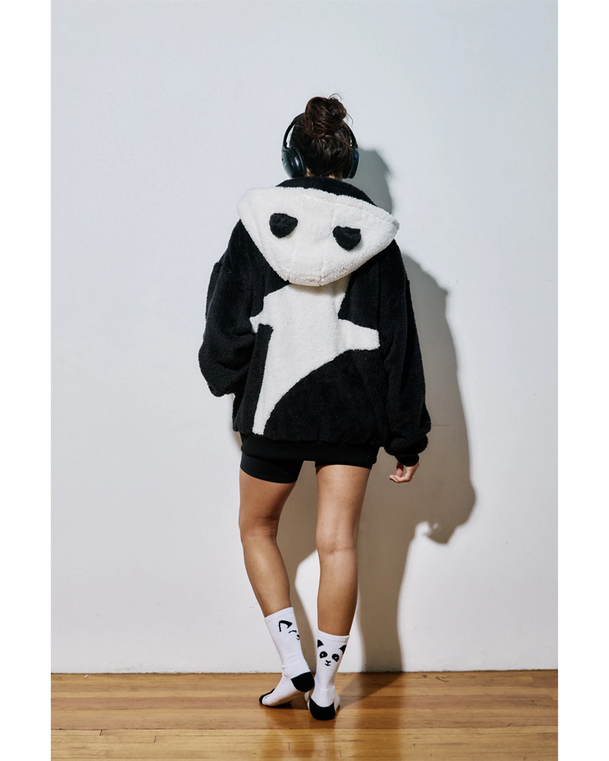 UPRISERS x Panda Express Cozy Sherpa Outerwear Jacket - Image 6