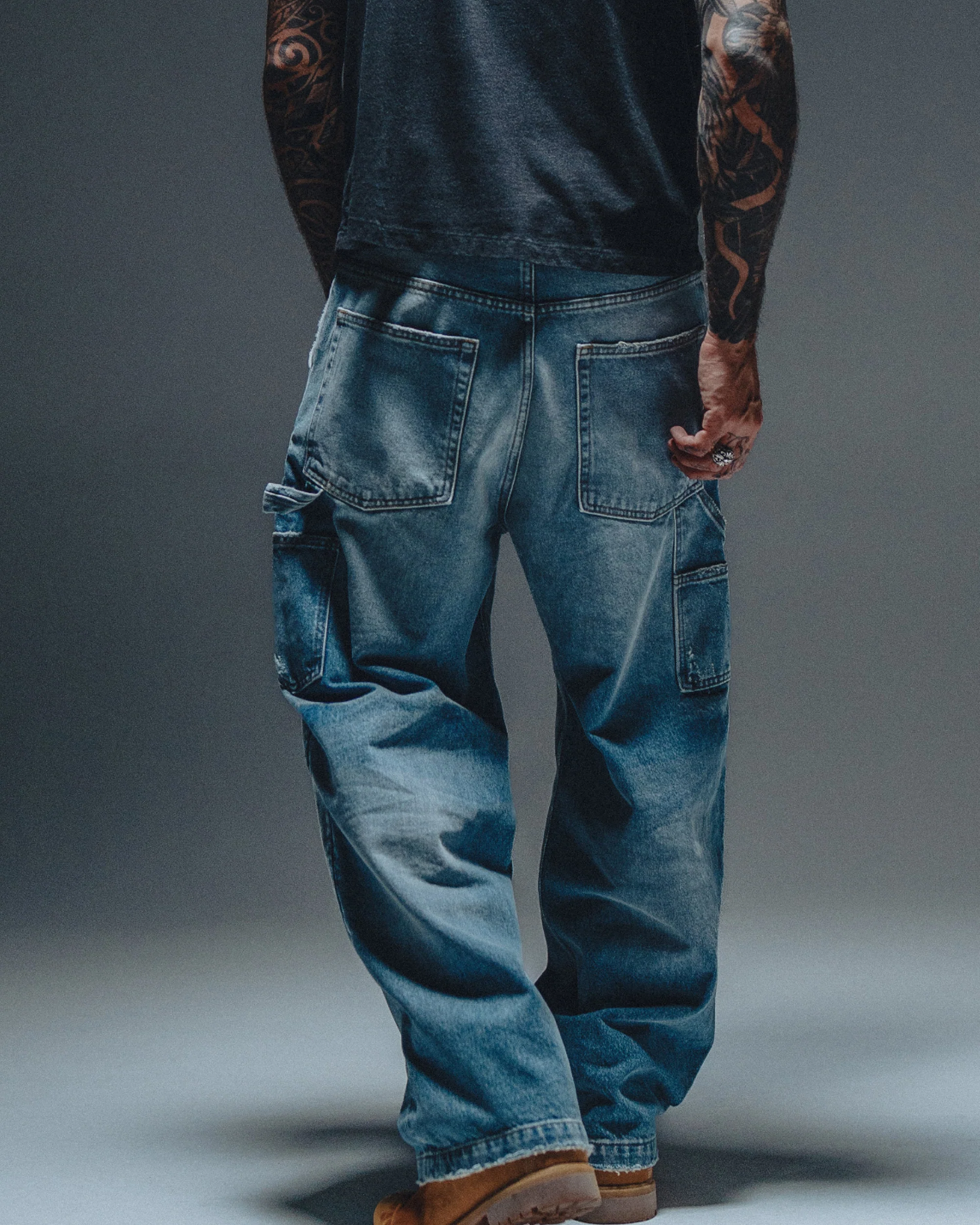 Utility Denim - Light Wash - Image 4