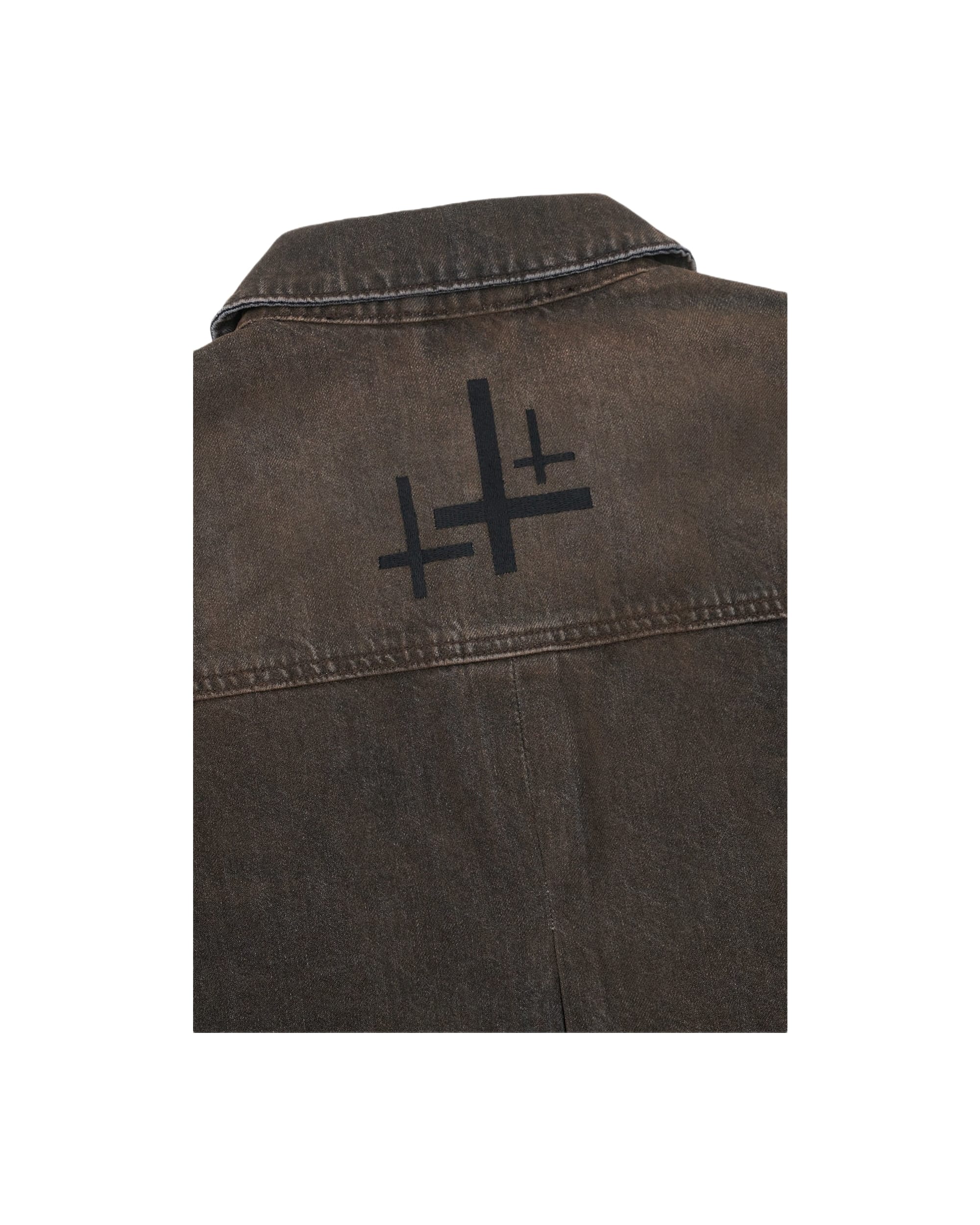 VALENTIANO DENIM JACKET | MOCHA DRIFT - Image 3