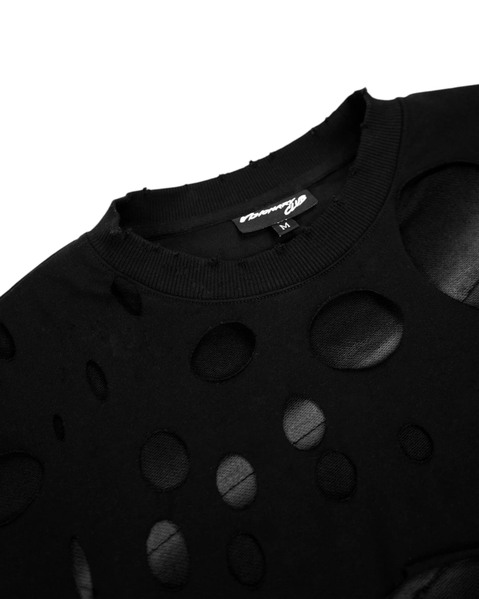 "VEIL OF DESIRE" LONG SLEEVE (BLACK) - Image 4