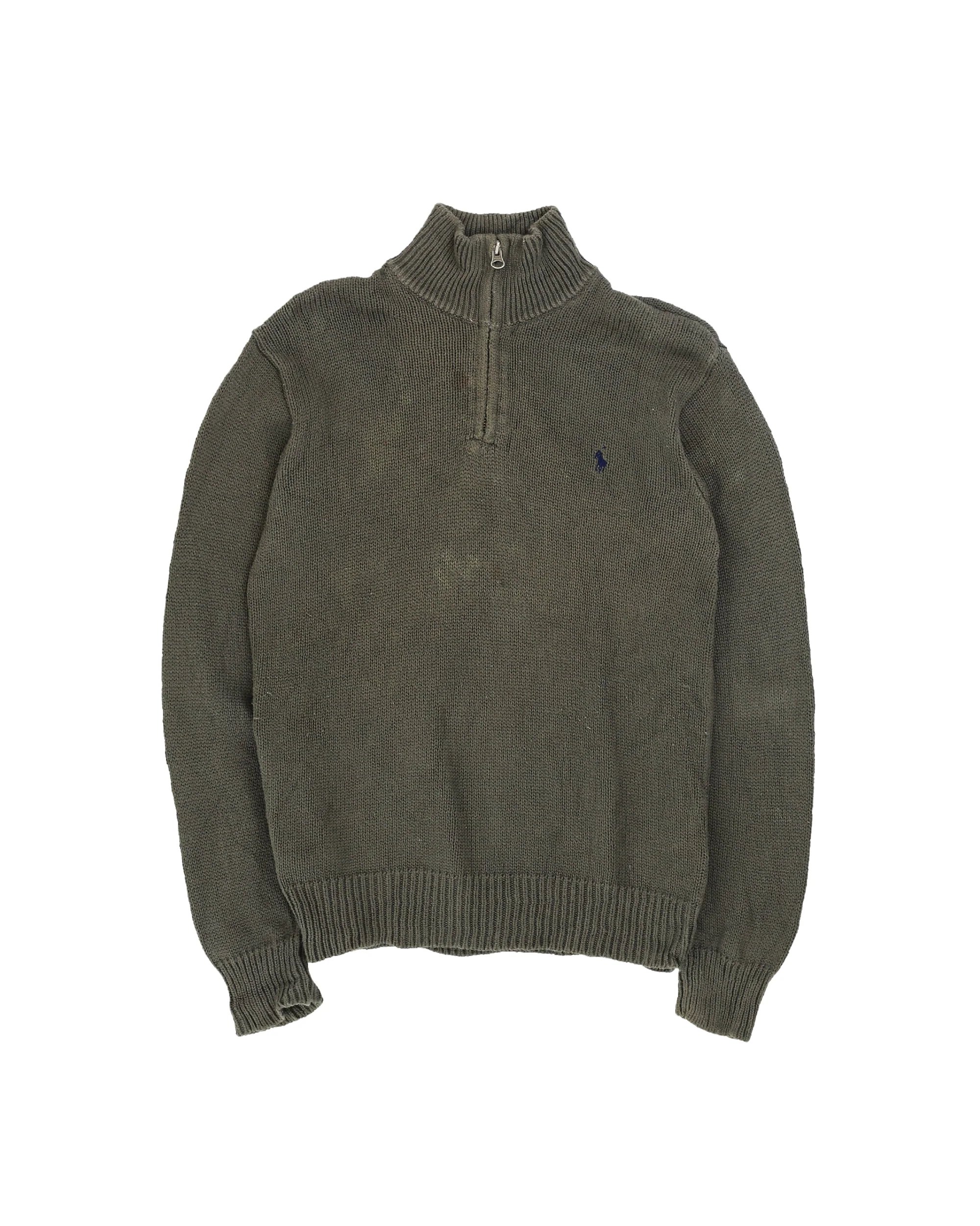 Vintage 1/4 Zip Knit Sweater