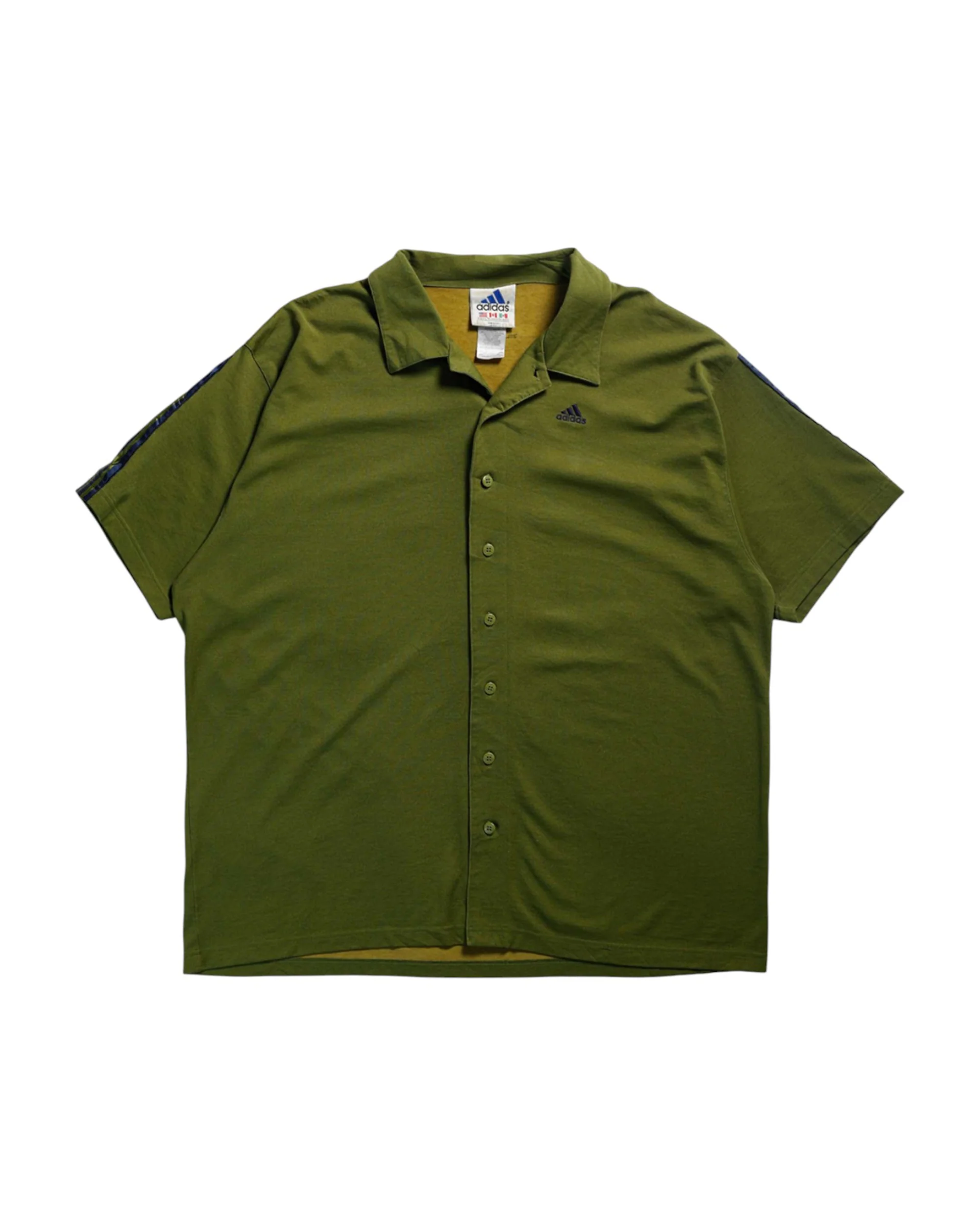 Vintage Adidas Camp Shirt - XXL
