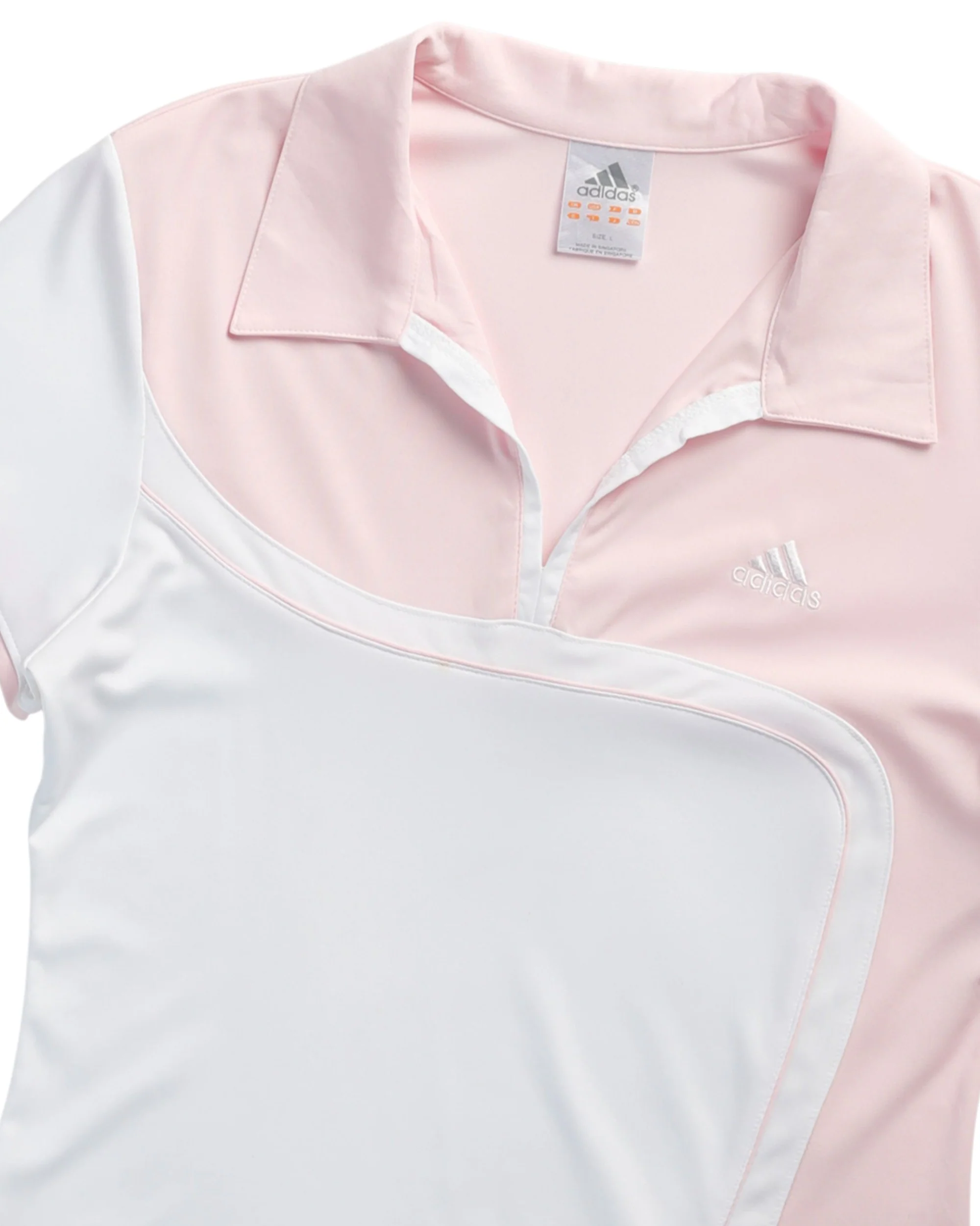 Vintage Adidas Collared Tee - Women's L - Image 3