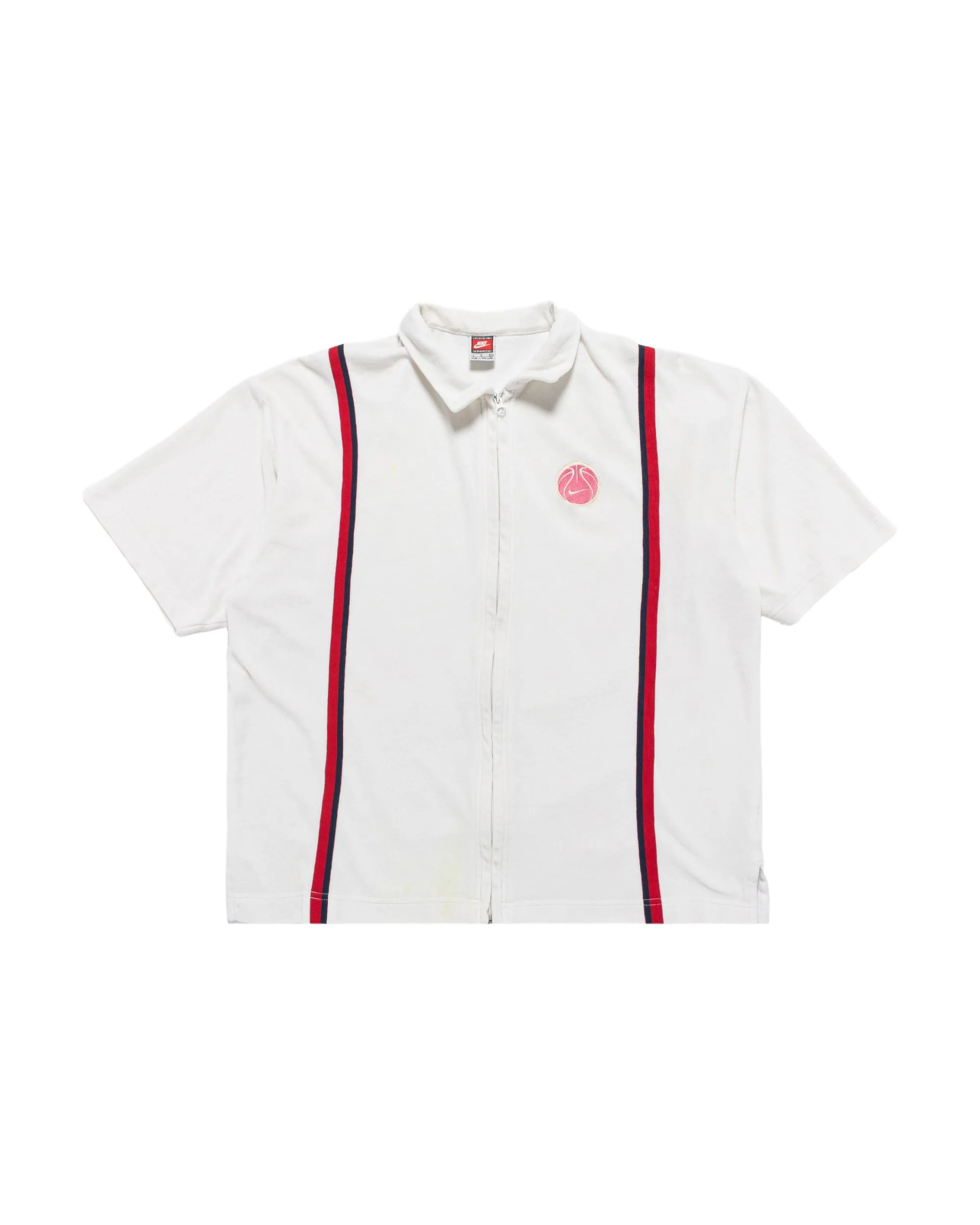 Vintage Nike Velour Warm Up Shirt - L