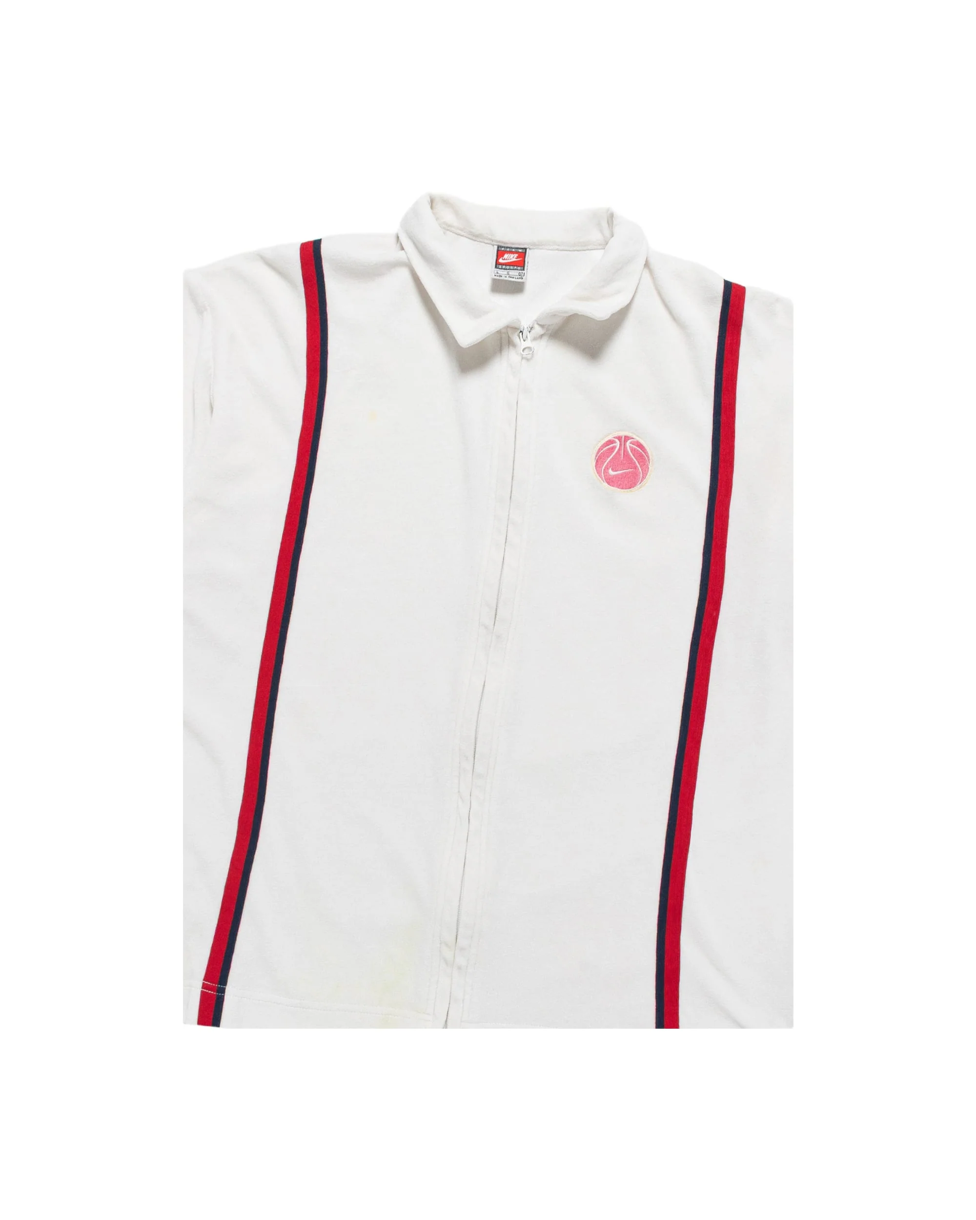 Vintage Nike Velour Warm Up Shirt - L - Image 2