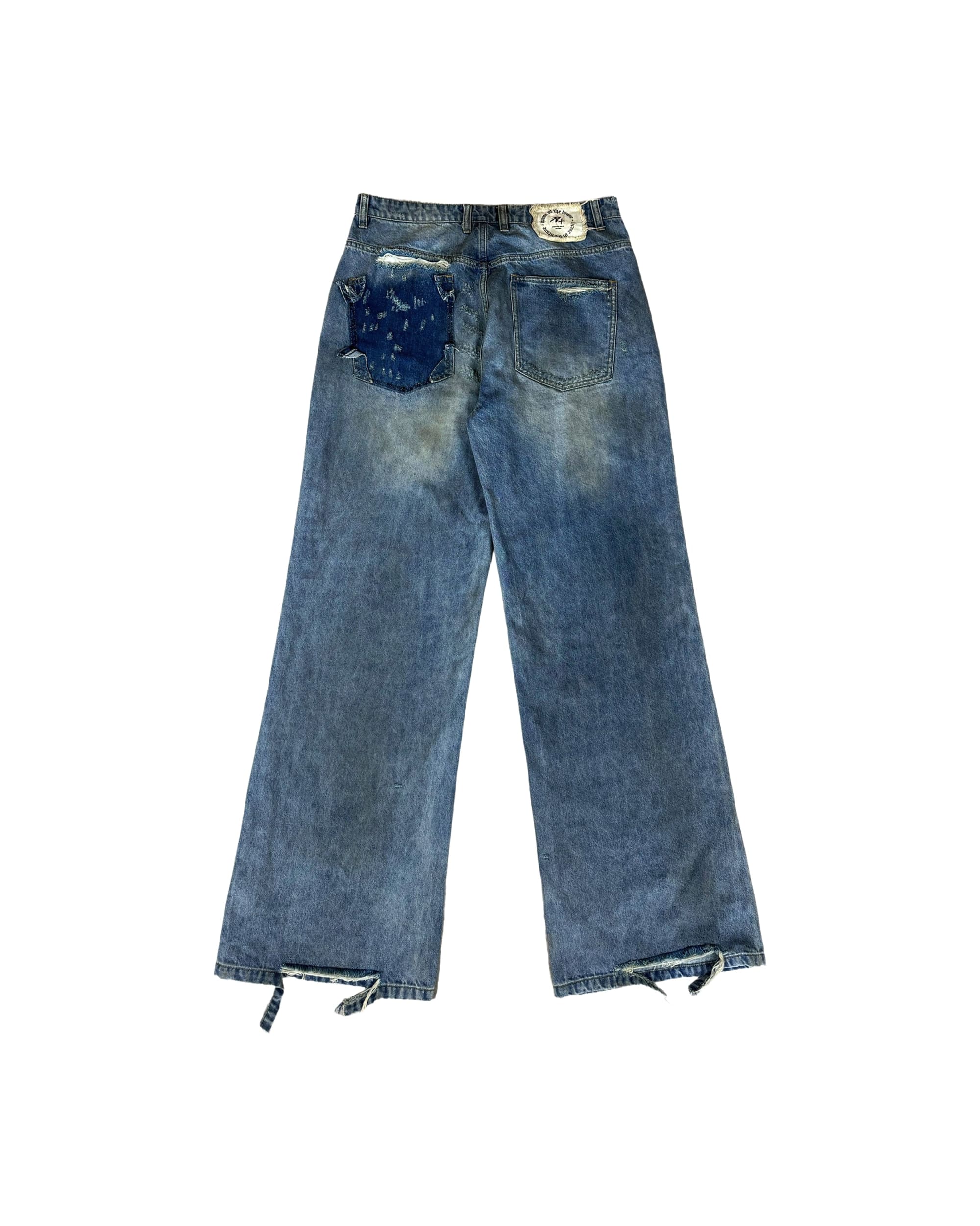 VIOLENCE DENIM PANTS | UNISEX - Image 2