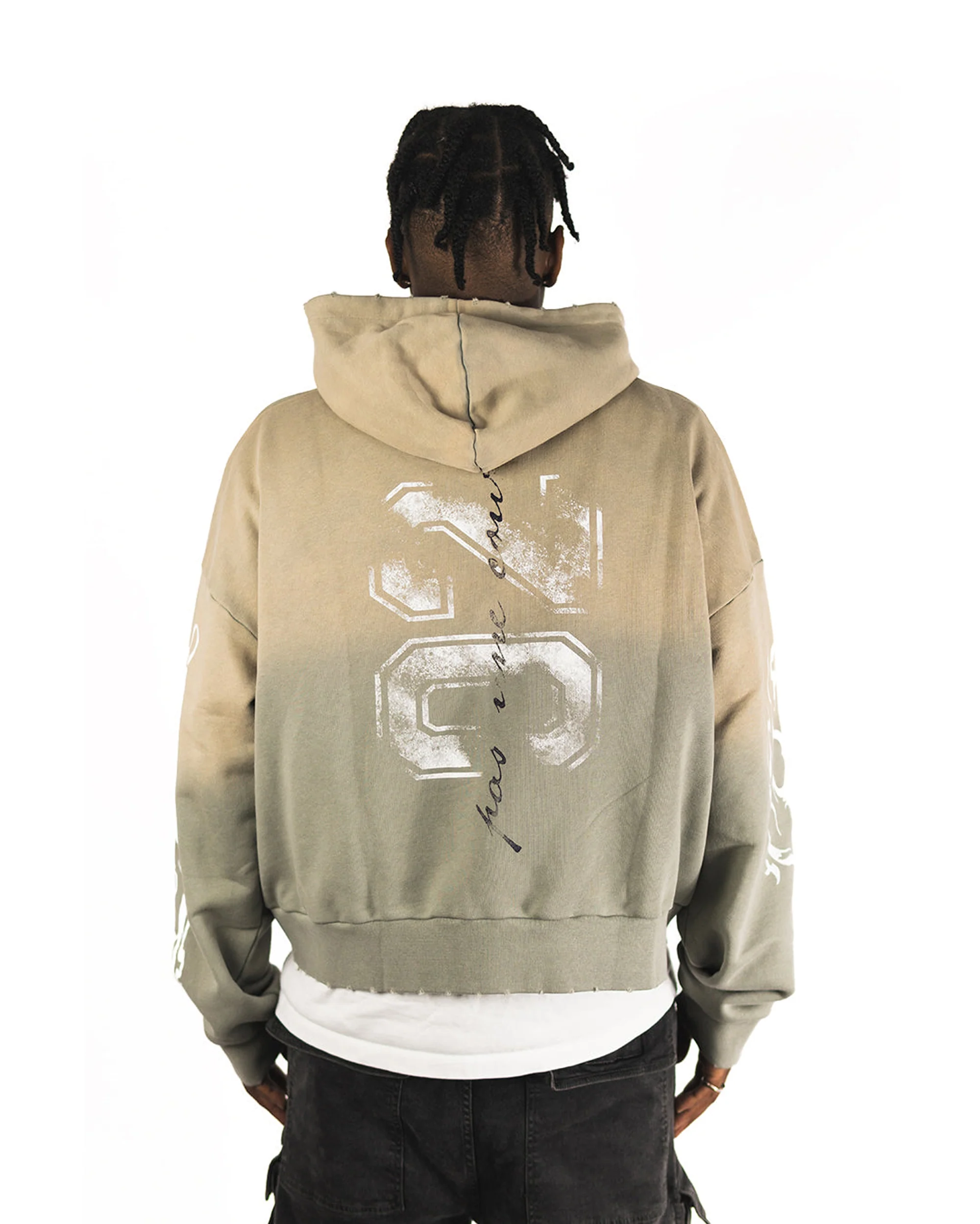 Visionary Club "Sandstorm Grey" Boxy Oversized Zip Up Jacket - Image 4