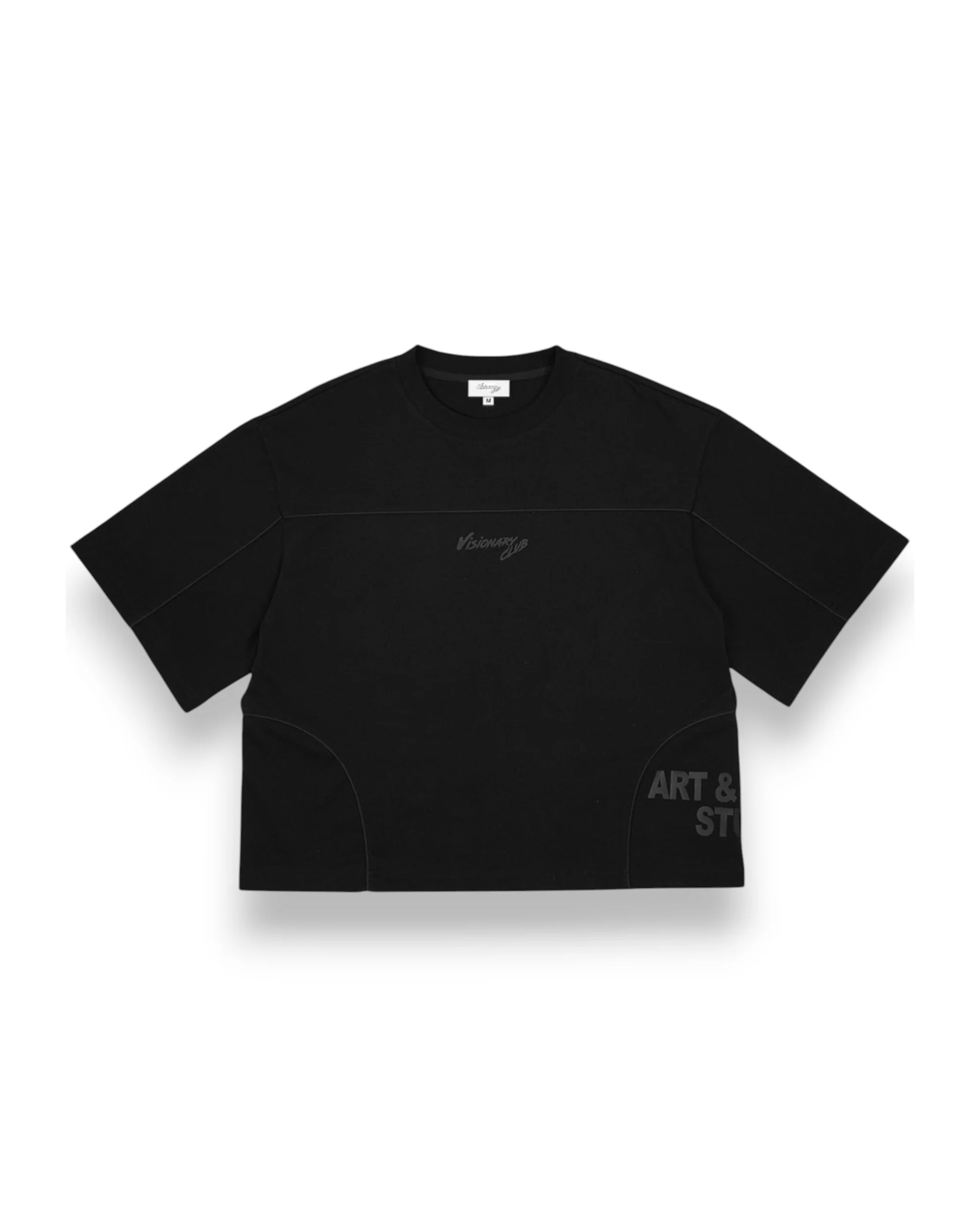 VISIONARY STATEMENT BOXY TEE ( BLACK )