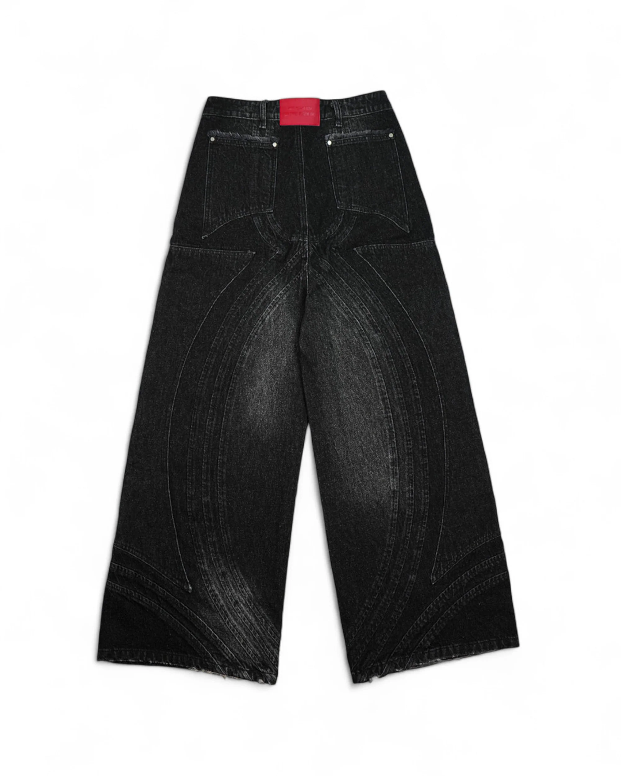 VZNARY "TWIST OF FATE" JEANS (BLACK) - Image 3