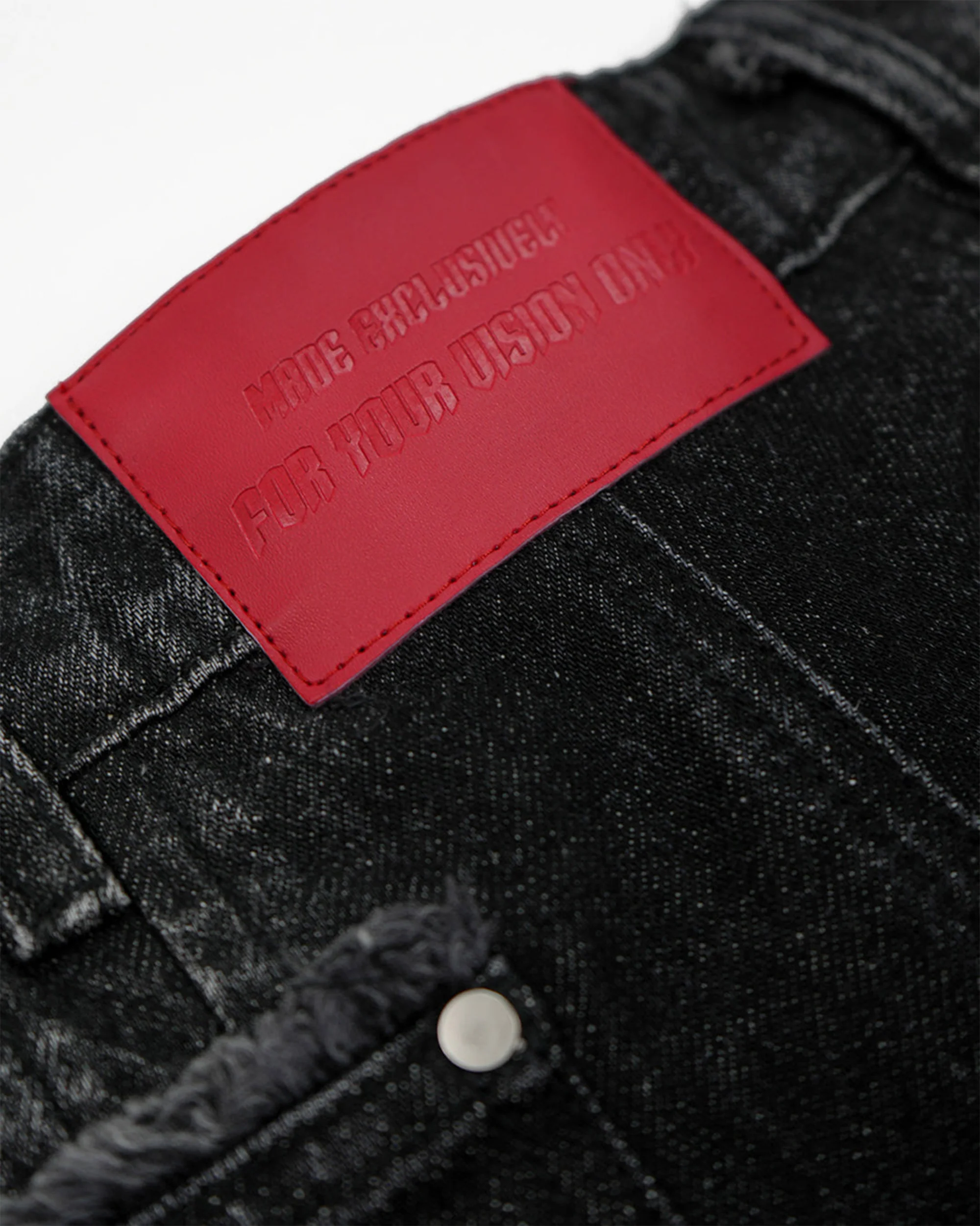 VZNARY "TWIST OF FATE" JEANS (BLACK) - Image 6
