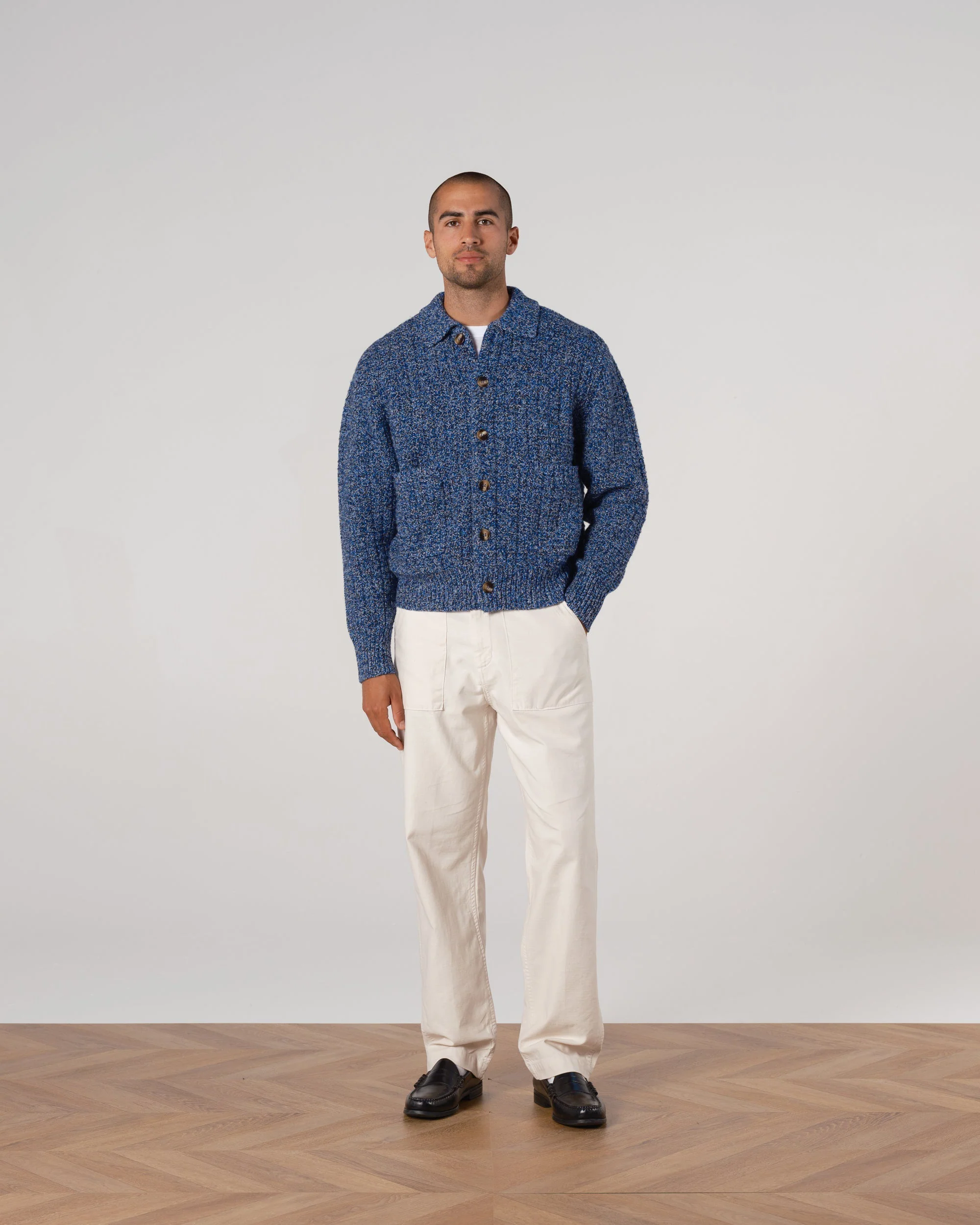 Waffle Knit Cardigan - Image 6