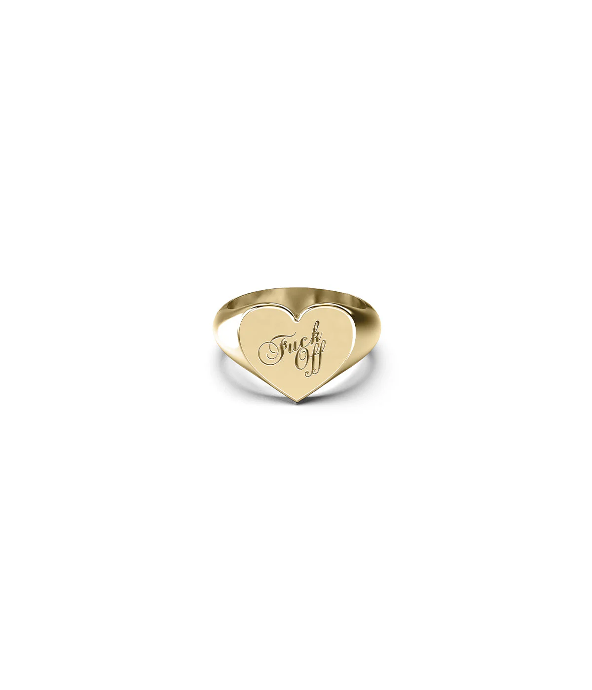 WARM WELCOME HEART RING GOLD PLATED - Image 5