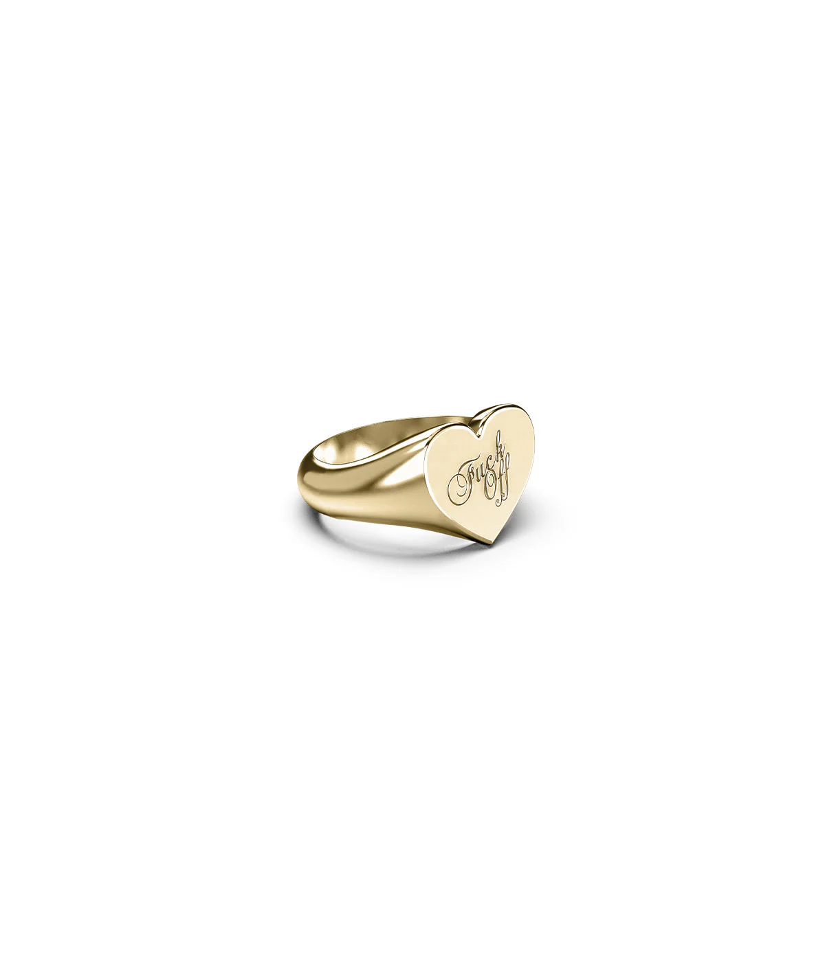 WARM WELCOME HEART RING GOLD PLATED - Image 7