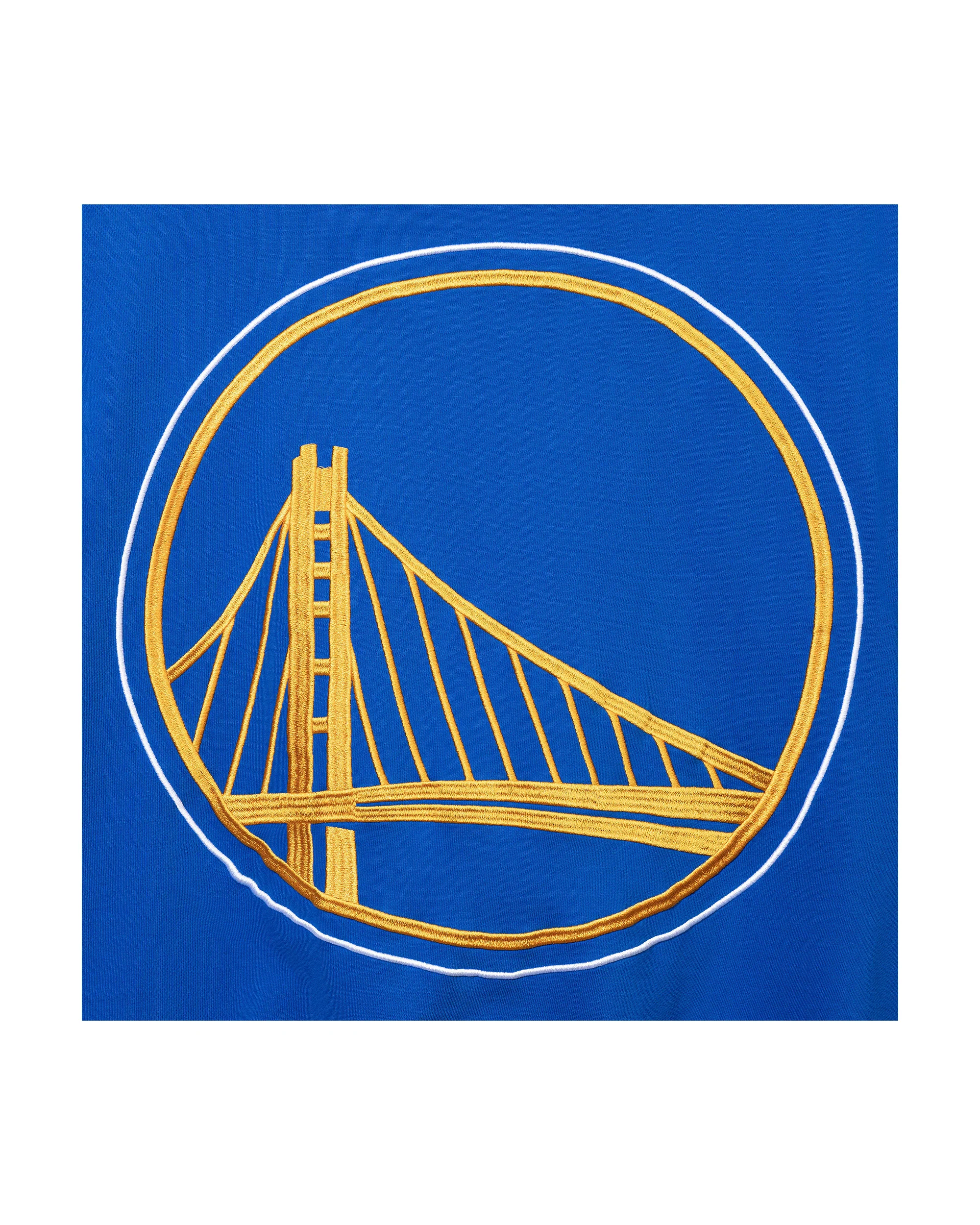 WARRIORS CONTRAST STITCH ZIP BLUE/GOLD - Image 6